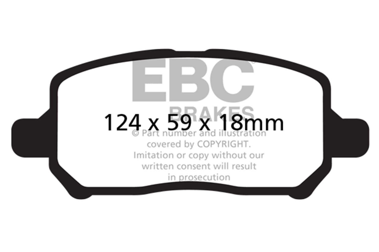 EBC Brakes - DP31660C - Disc Brake Pad image 4