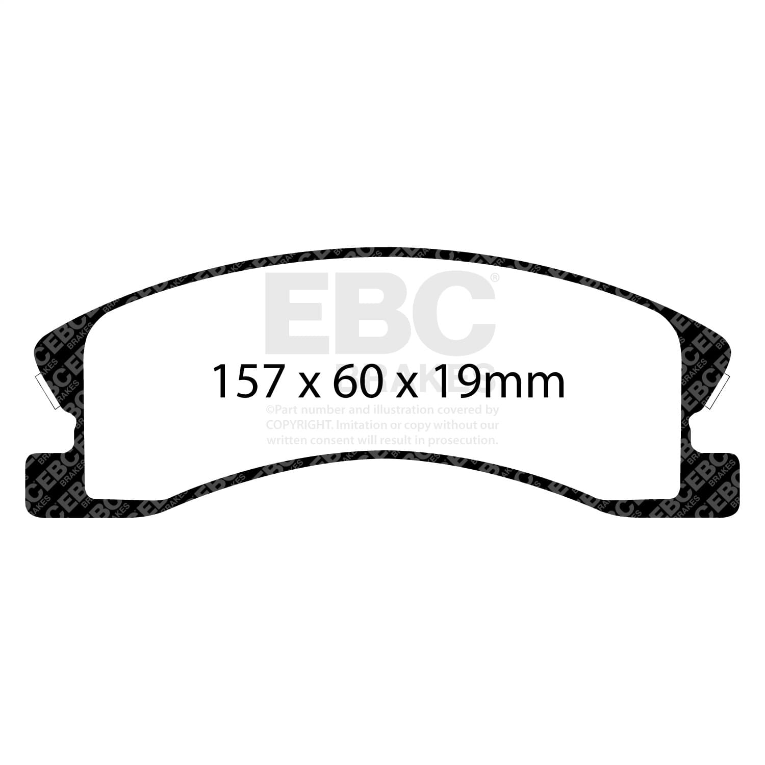 EBC Brakes - DP61664 - Disc Brake Pad image 4