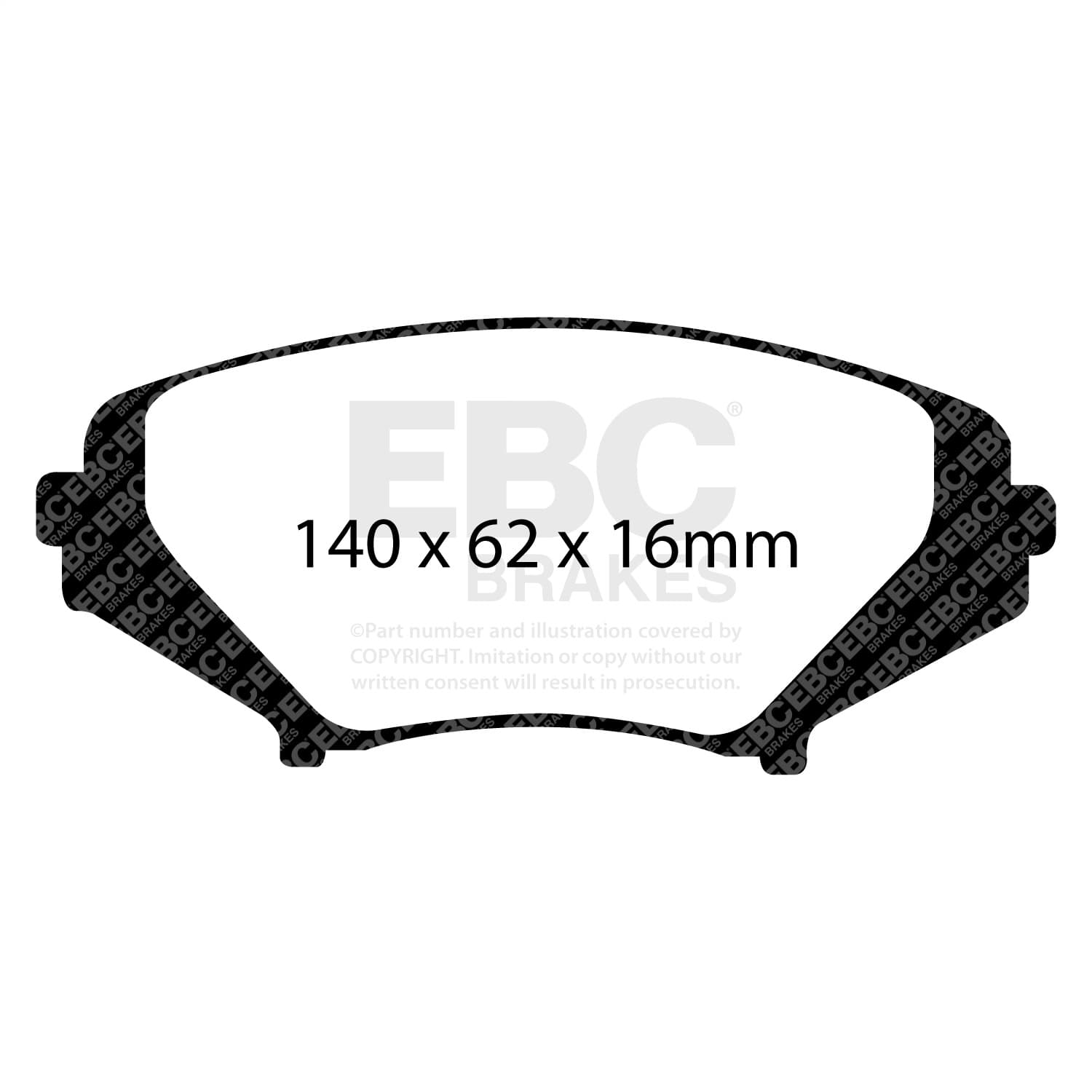 EBC Brakes - DP21665 - Disc Brake Pad image 4