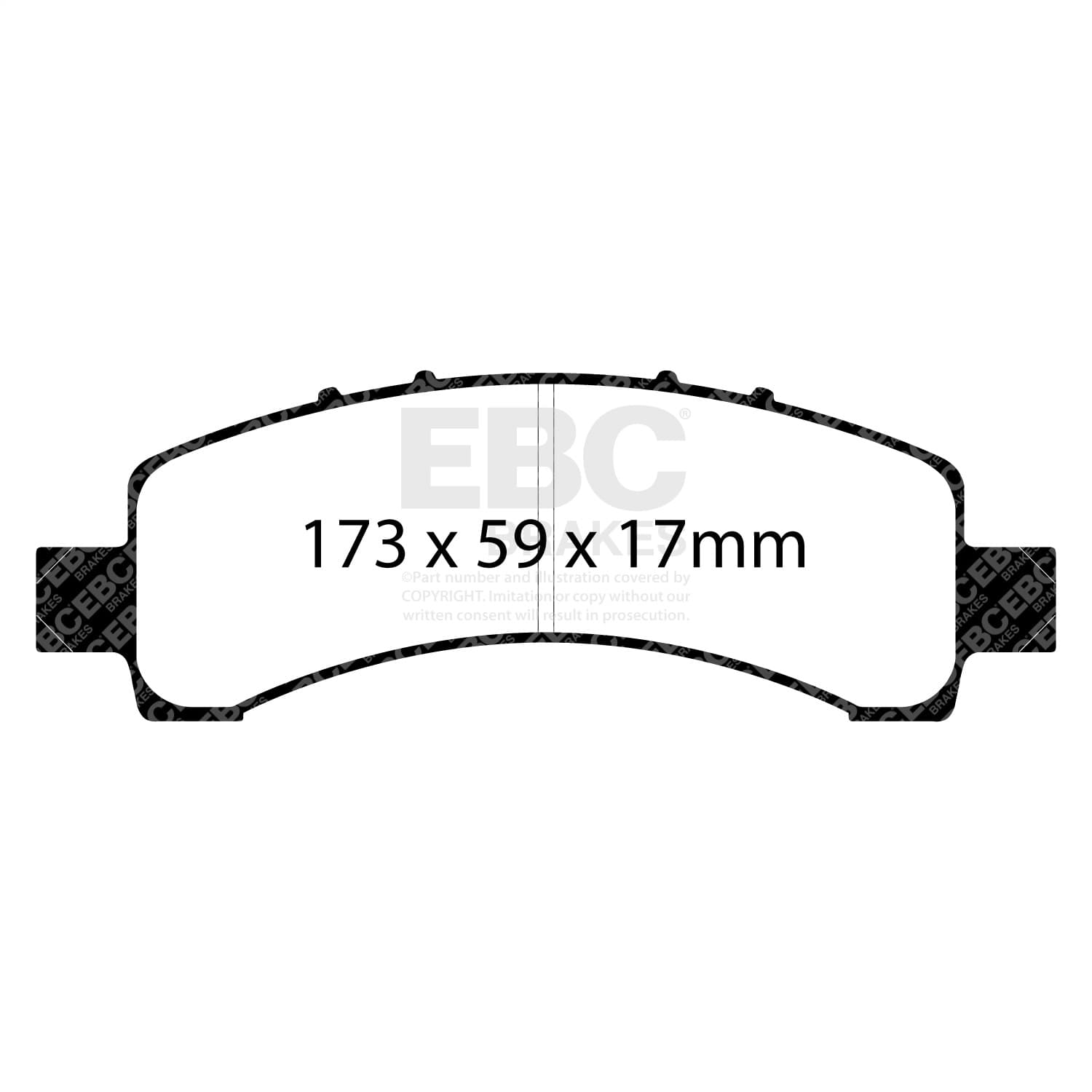 EBC Brakes - DP41667R - Disc Brake Pad image 2