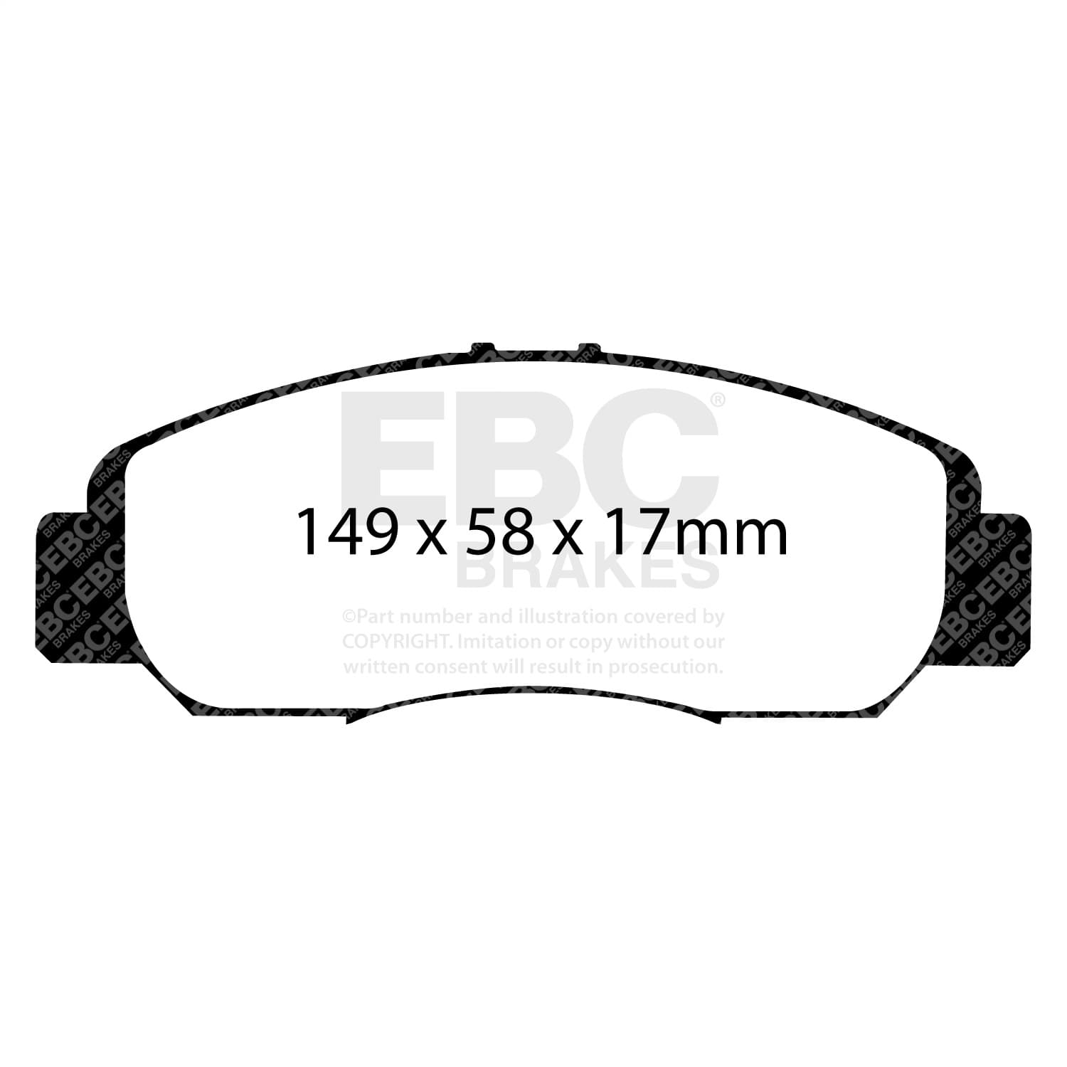 EBC Brakes - DP21669 - Disc Brake Pad image 5