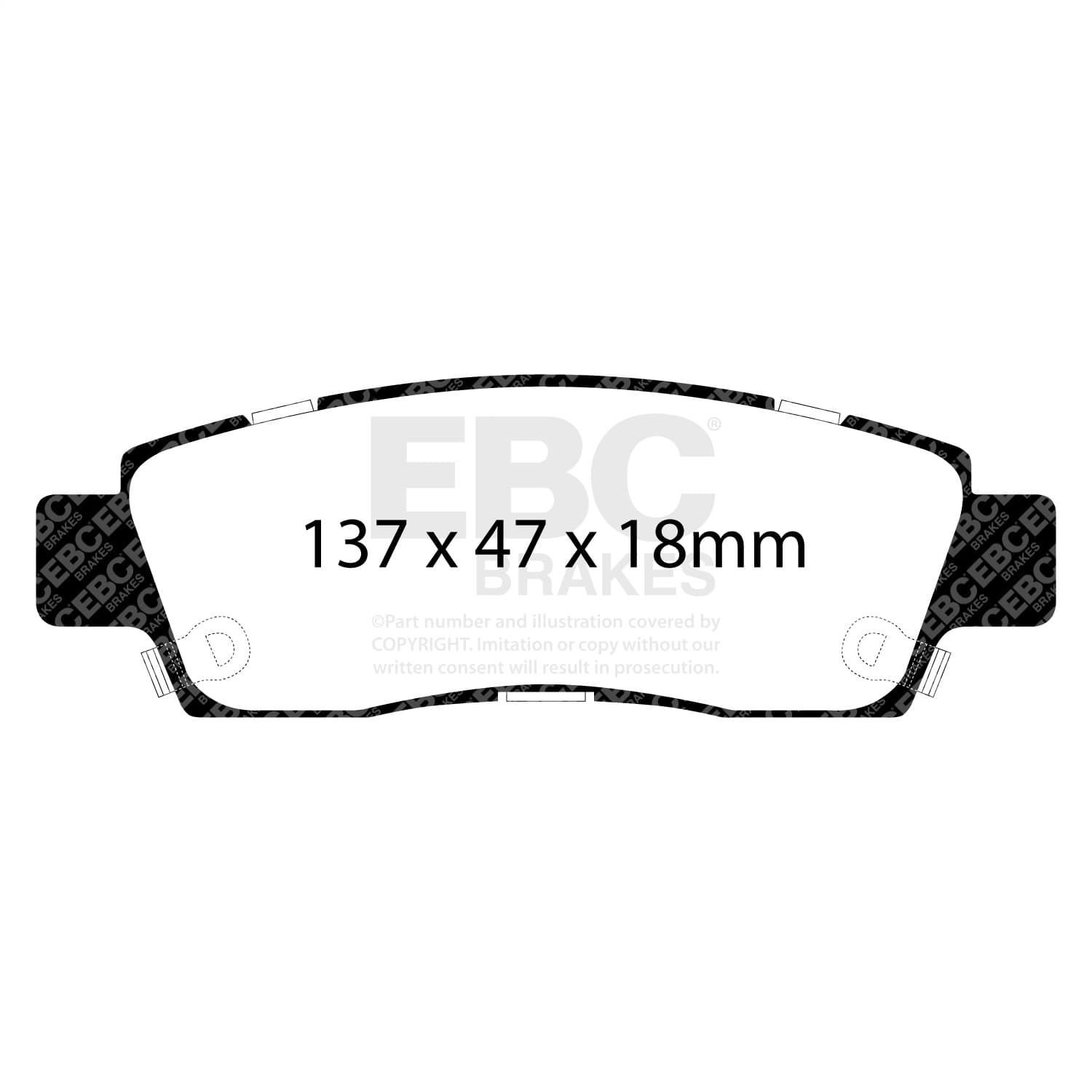 EBC Brakes - DP61672 - Disc Brake Pad image 4