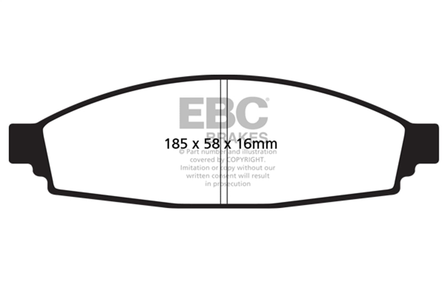 EBC Brakes - DP41675R - Disc Brake Pad image 5