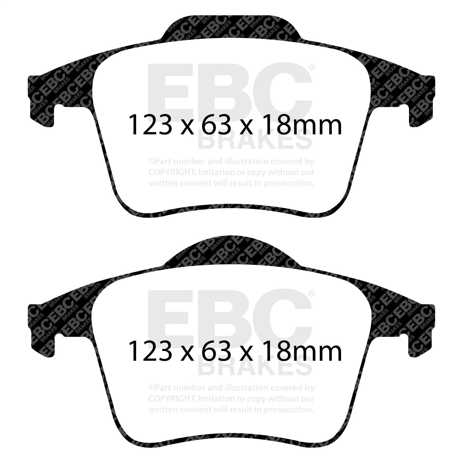 EBC Brakes - DP21680 - Disc Brake Pad image 2