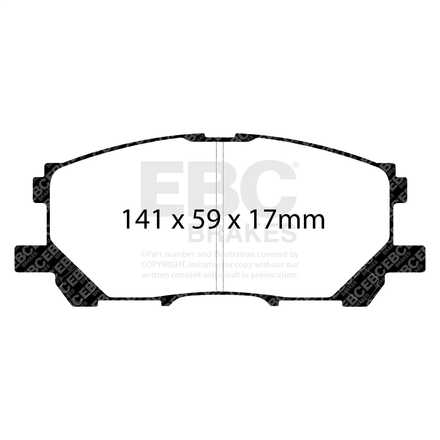 EBC Brakes - DP41681R - Disc Brake Pad image 5