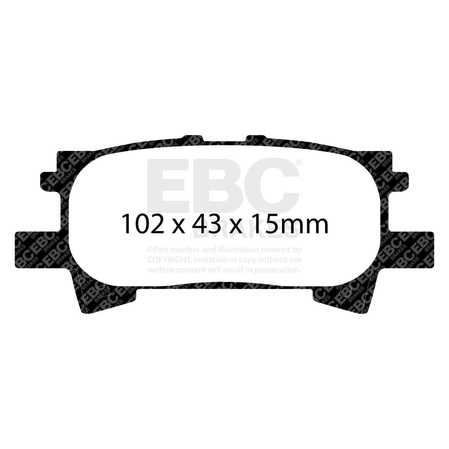 EBC Brakes - DP61682 - Disc Brake Pad image 4