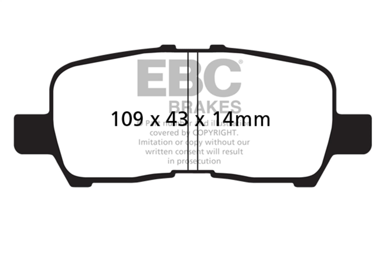 EBC Brakes - DP31684C - Disc Brake Pad image 4