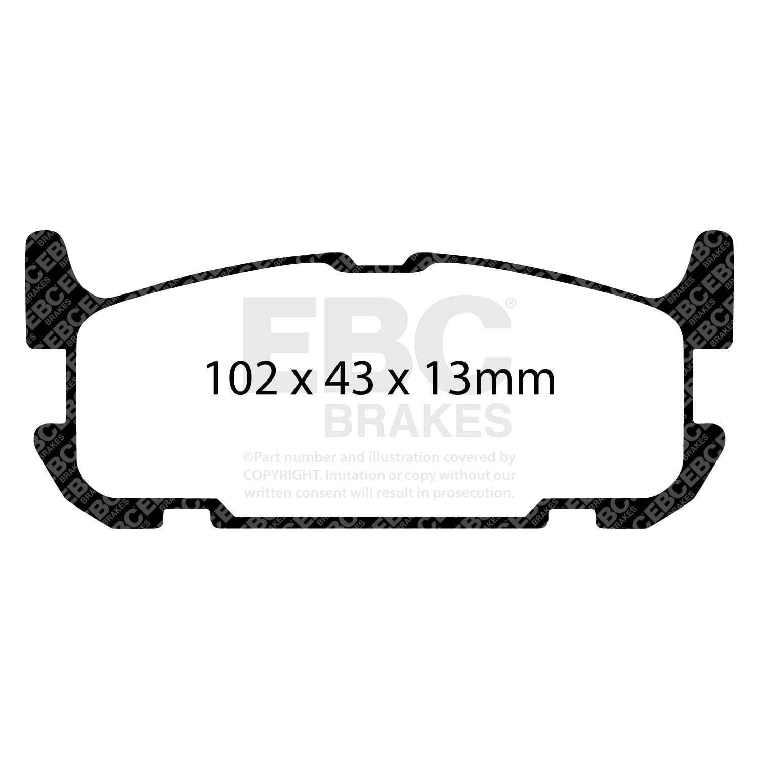 EBC Brakes - DP21685 - Disc Brake Pad image 2