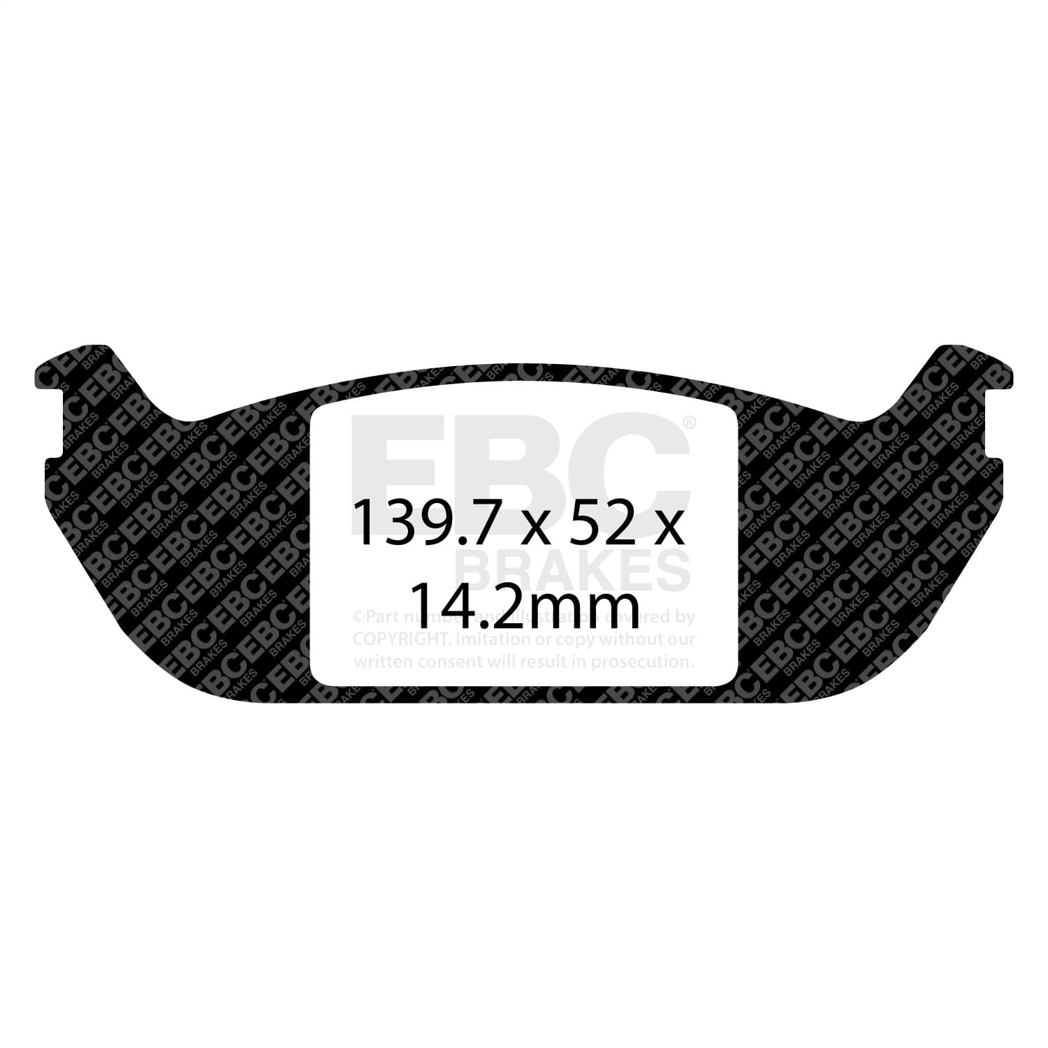 EBC Brakes - DP41686R - Disc Brake Pad image 4