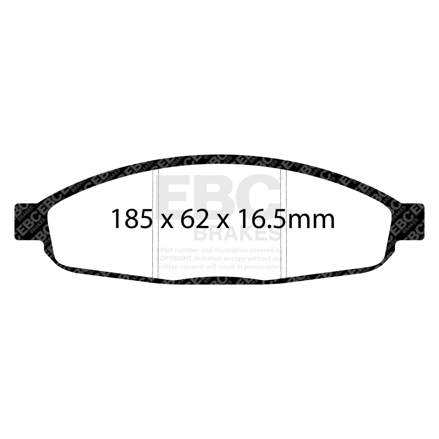 EBC Brakes - DP21688 - Disc Brake Pad image 2