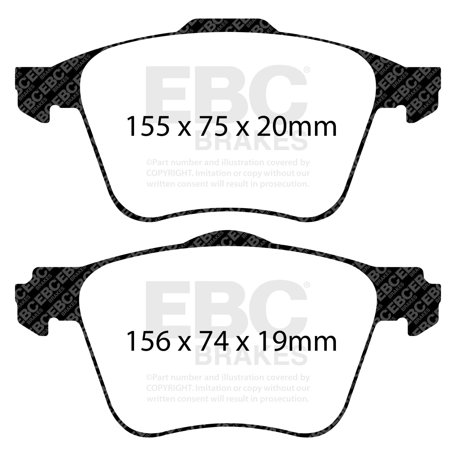 EBC Brakes - DP21690 - Disc Brake Pad image 3