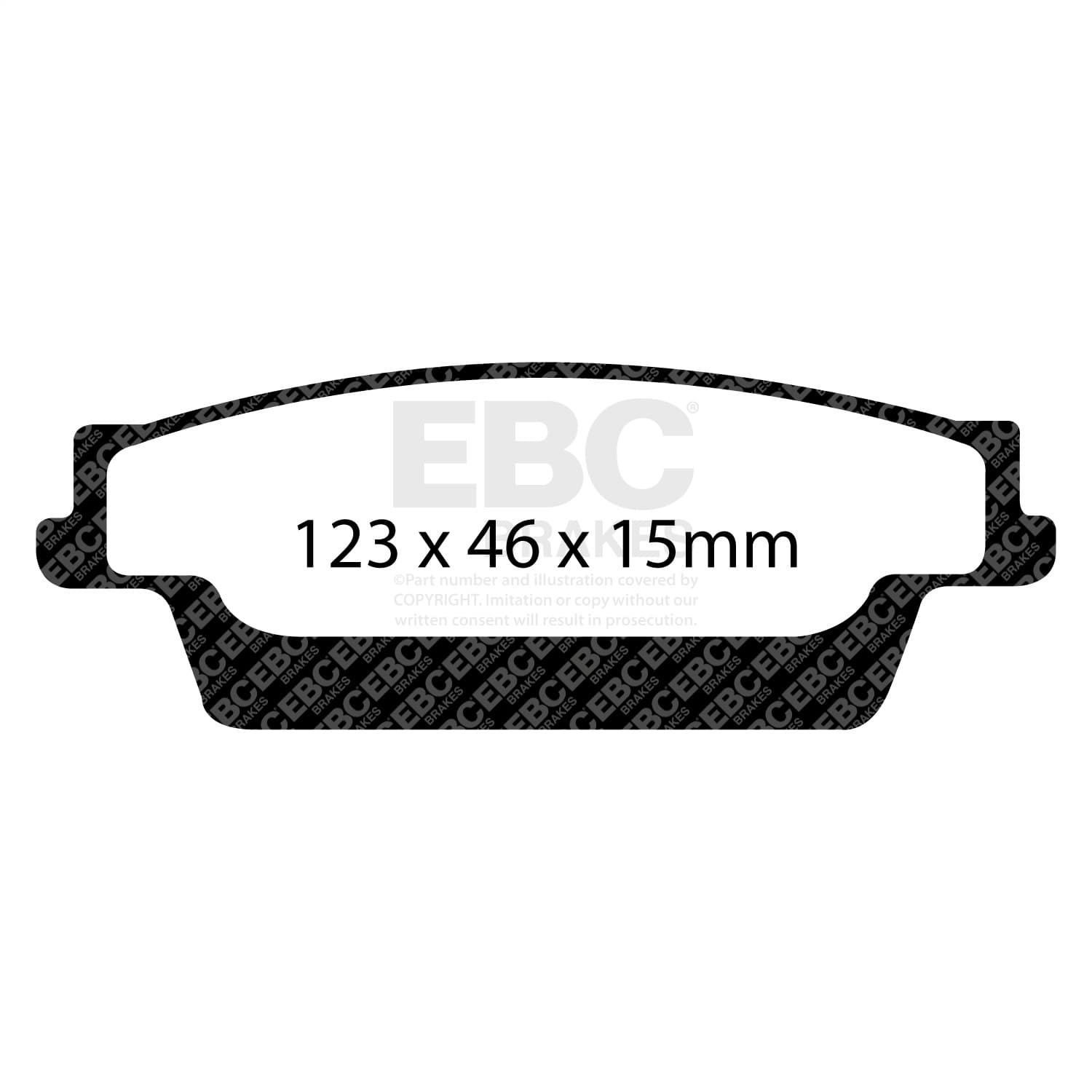 EBC Brakes - DP31693C - Disc Brake Pad image 3