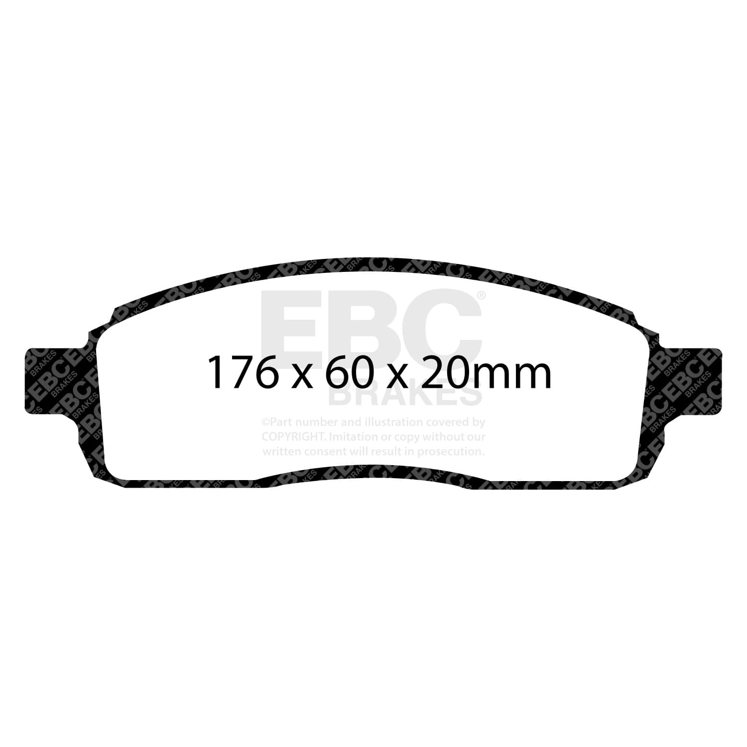 EBC Brakes - DP61696/2 - Disc Brake Pad image 5
