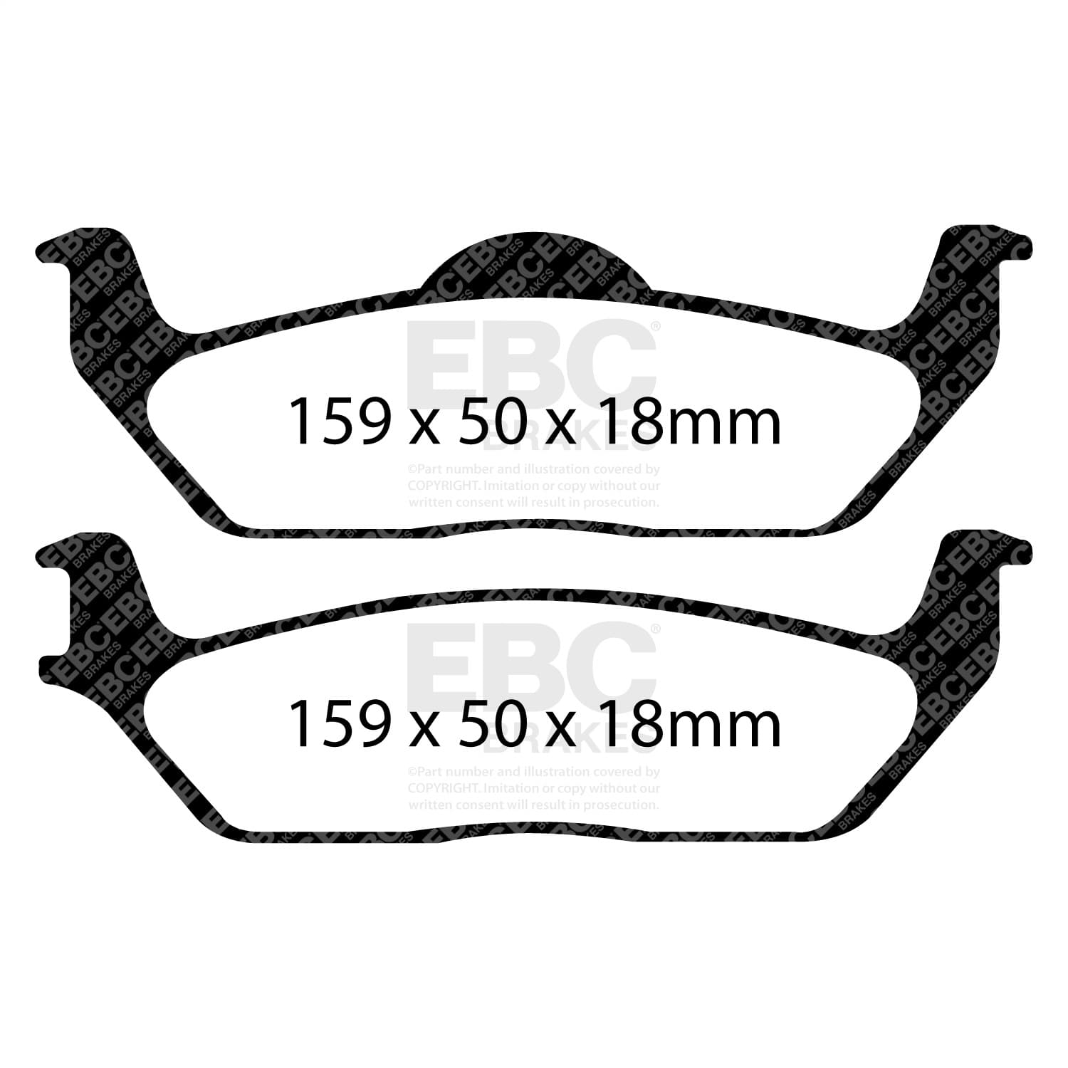 EBC Brakes - DP61697 - Disc Brake Pad image 4