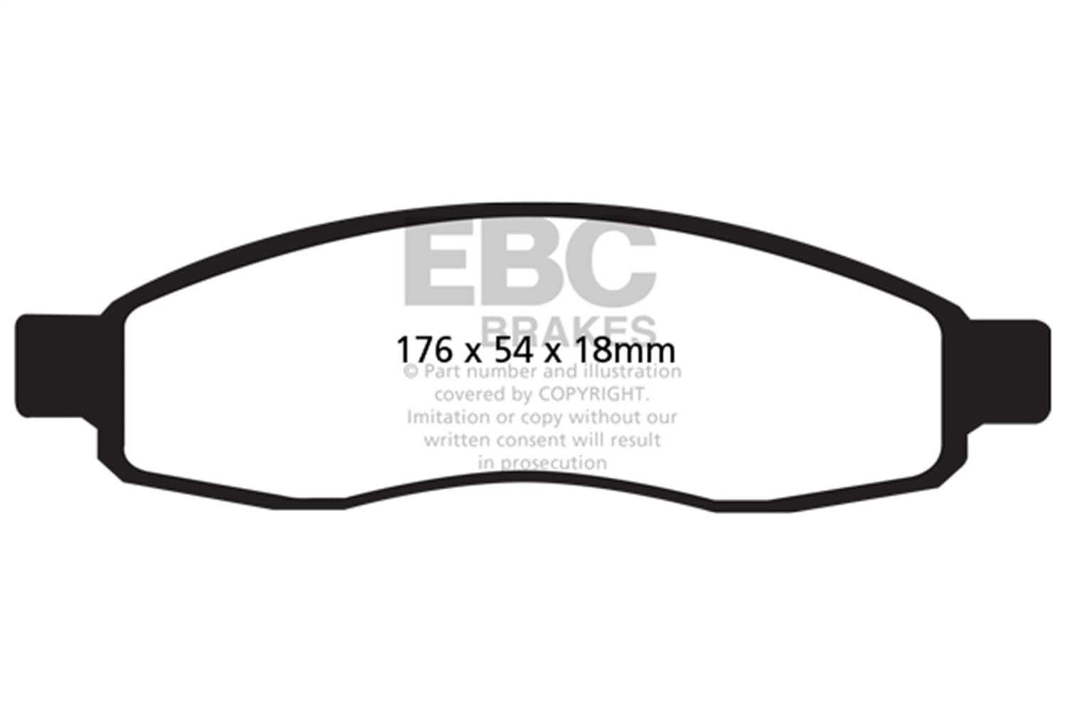 EBC Brakes - DP41698R - Disc Brake Pad image 5
