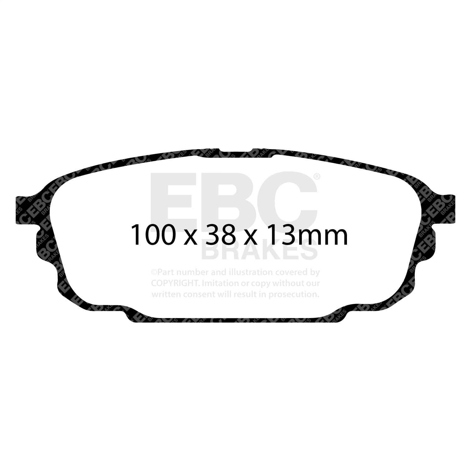 EBC Brakes - DP31700C - Disc Brake Pad image 5