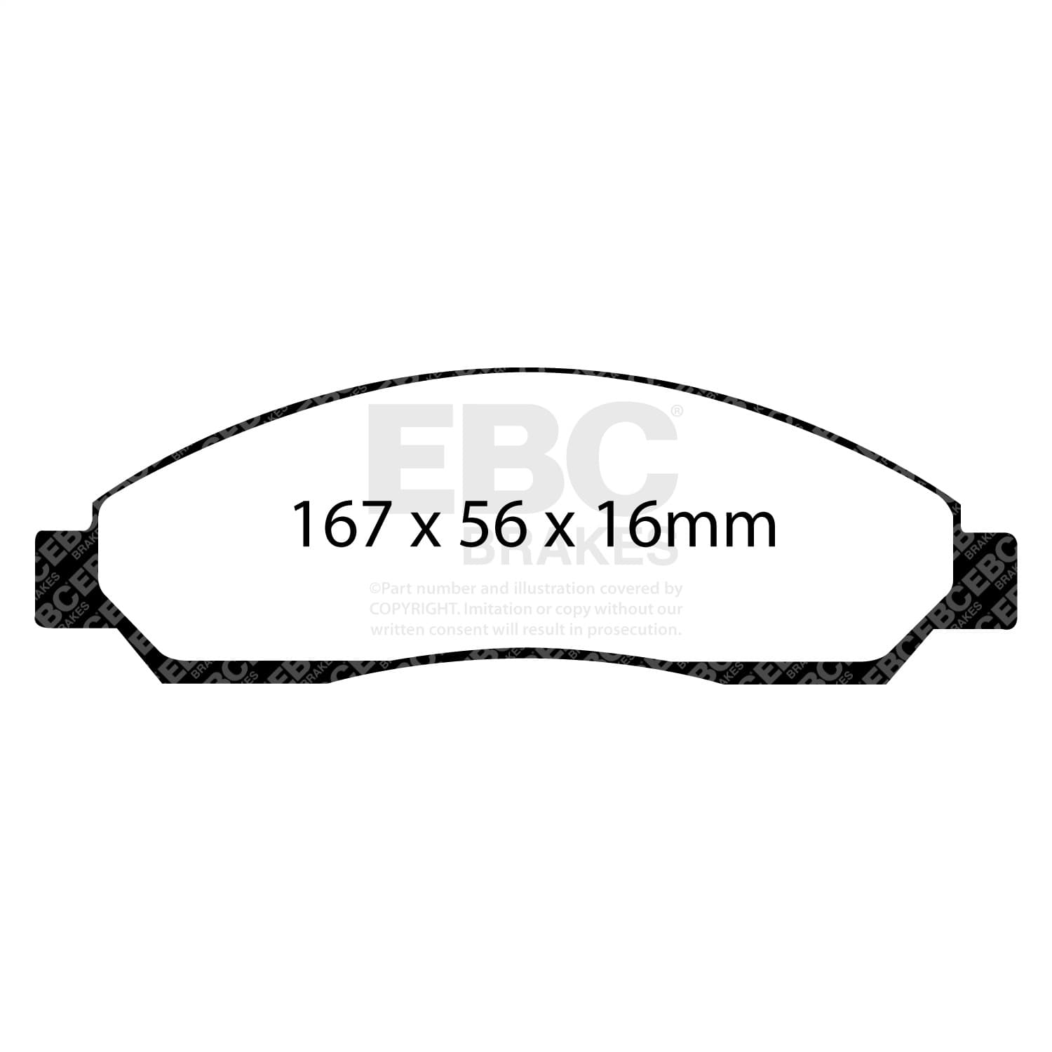 EBC Brakes - DP41705R - Disc Brake Pad image 3