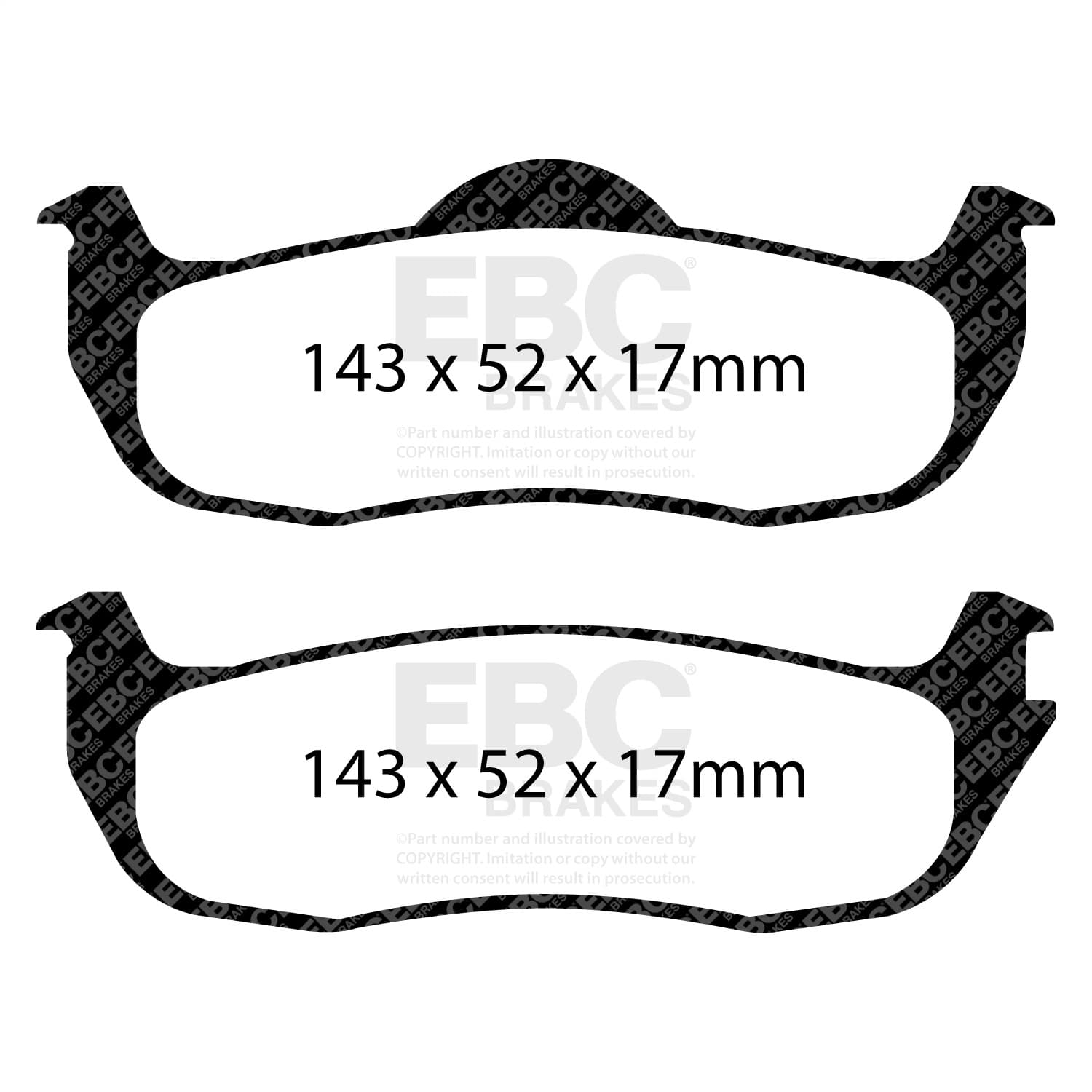 EBC Brakes - DP41707R - Disc Brake Pad image 4