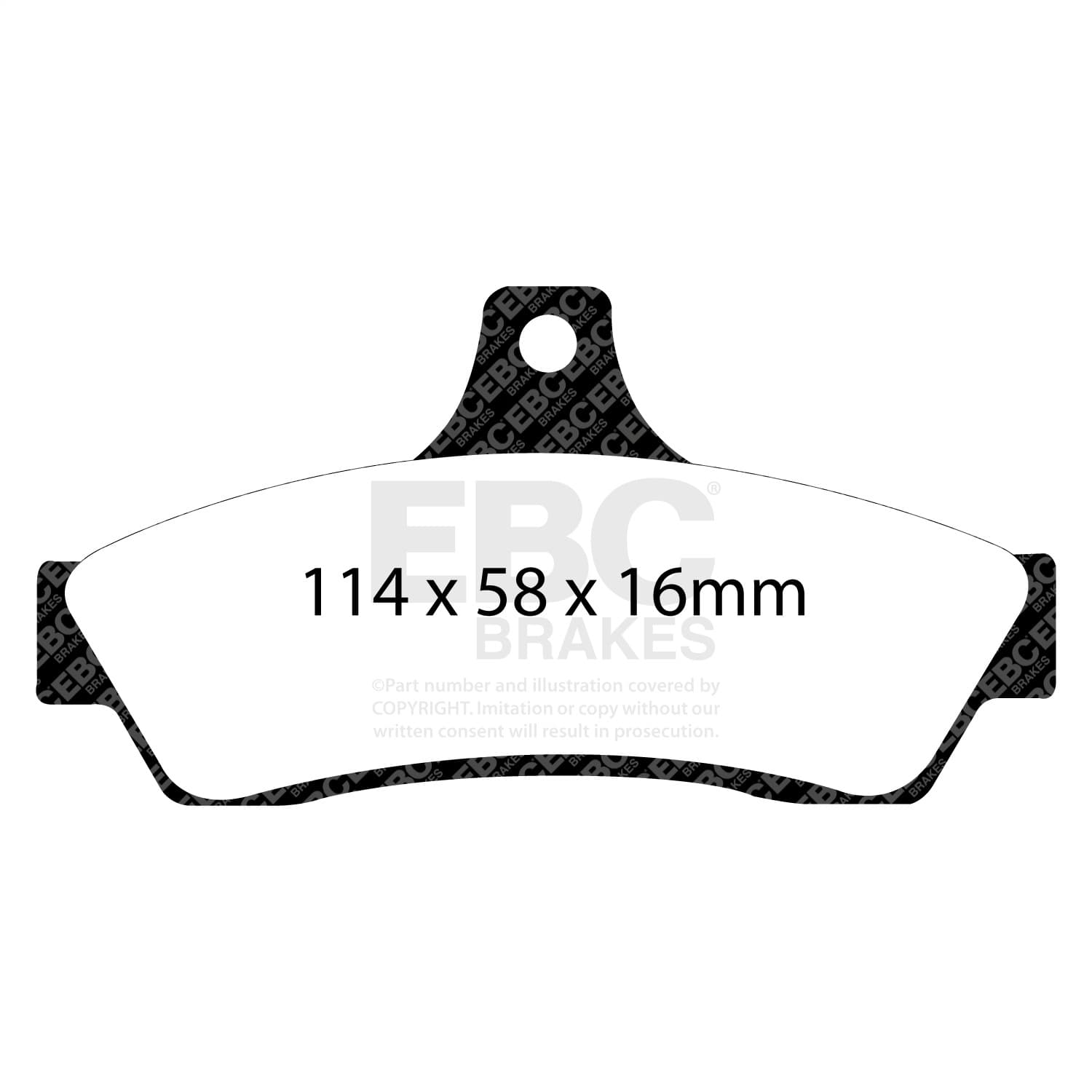 EBC Brakes - DP41711R - Disc Brake Pad image 4