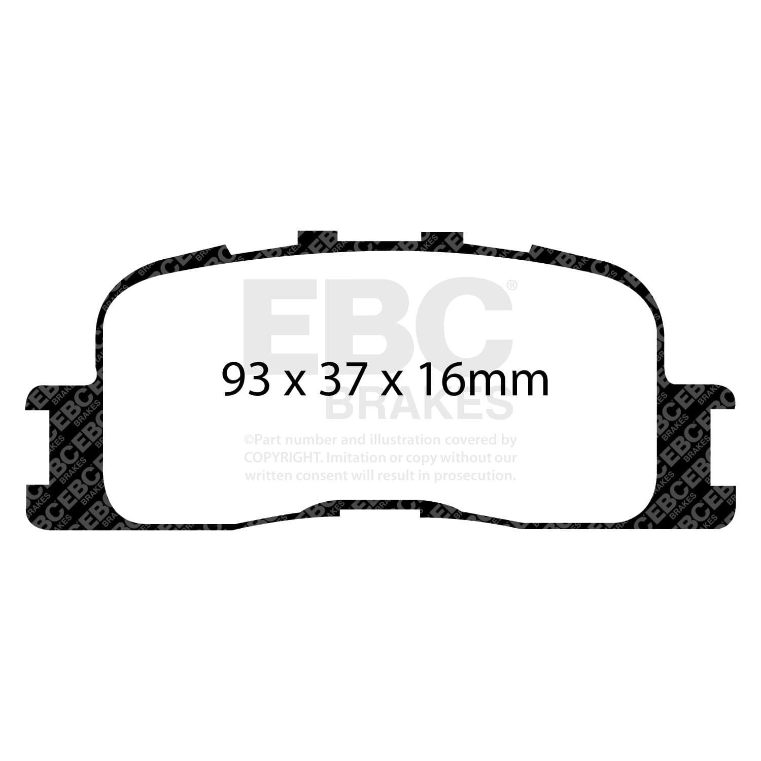 EBC Brakes - DP21716 - Disc Brake Pad image 3