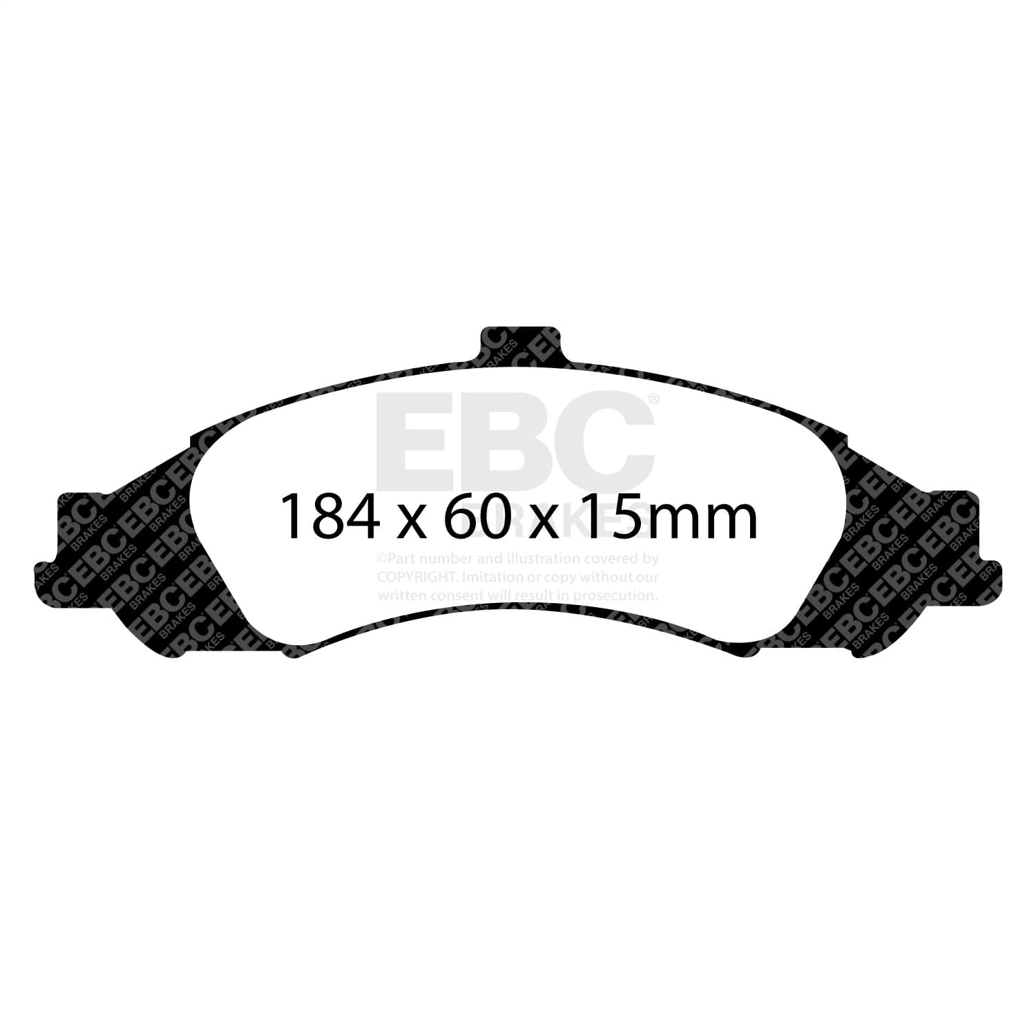 EBC Brakes - DP51721NDX - Disc Brake Pad image 3