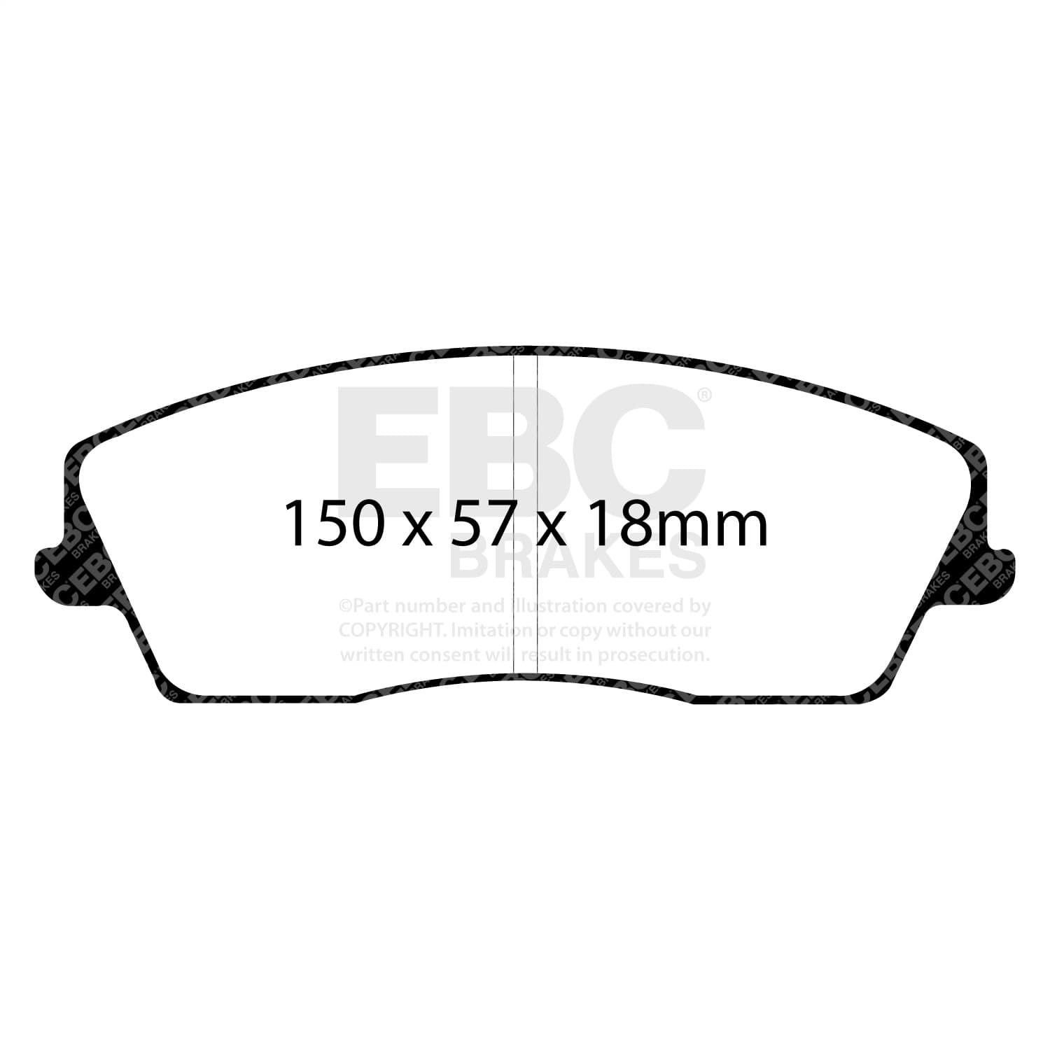 EBC Brakes - DP21723 - Disc Brake Pad image 5