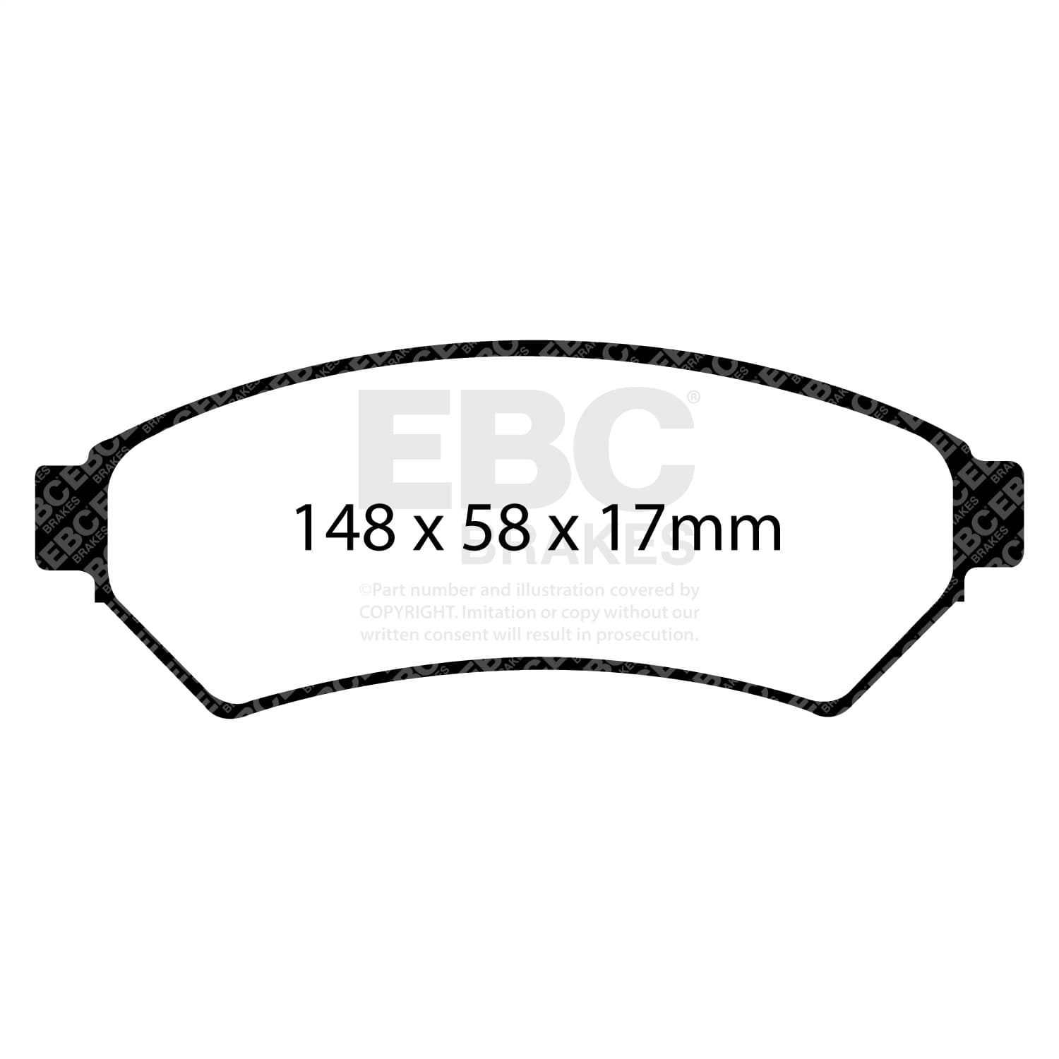 EBC Brakes - DP41727R - Disc Brake Pad image 5