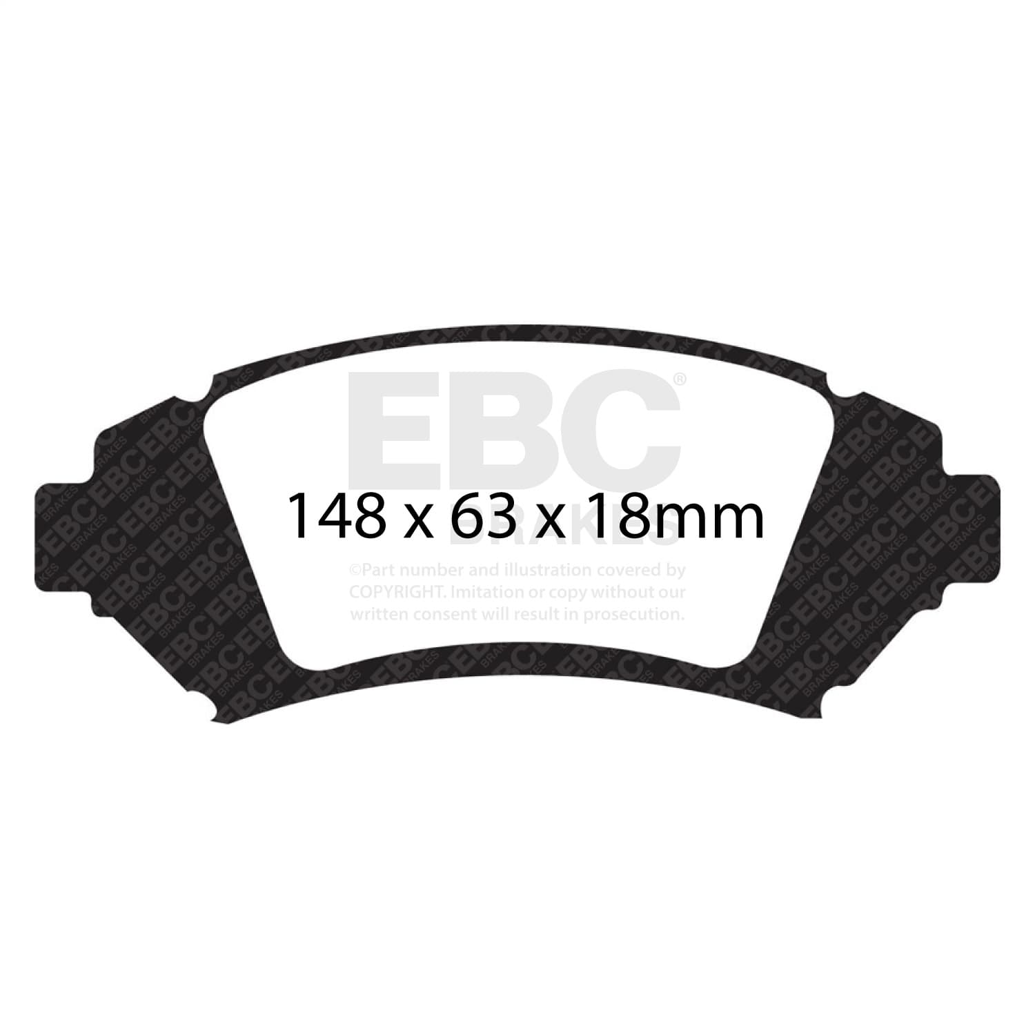 EBC Brakes - DP31728C - Disc Brake Pad image 5