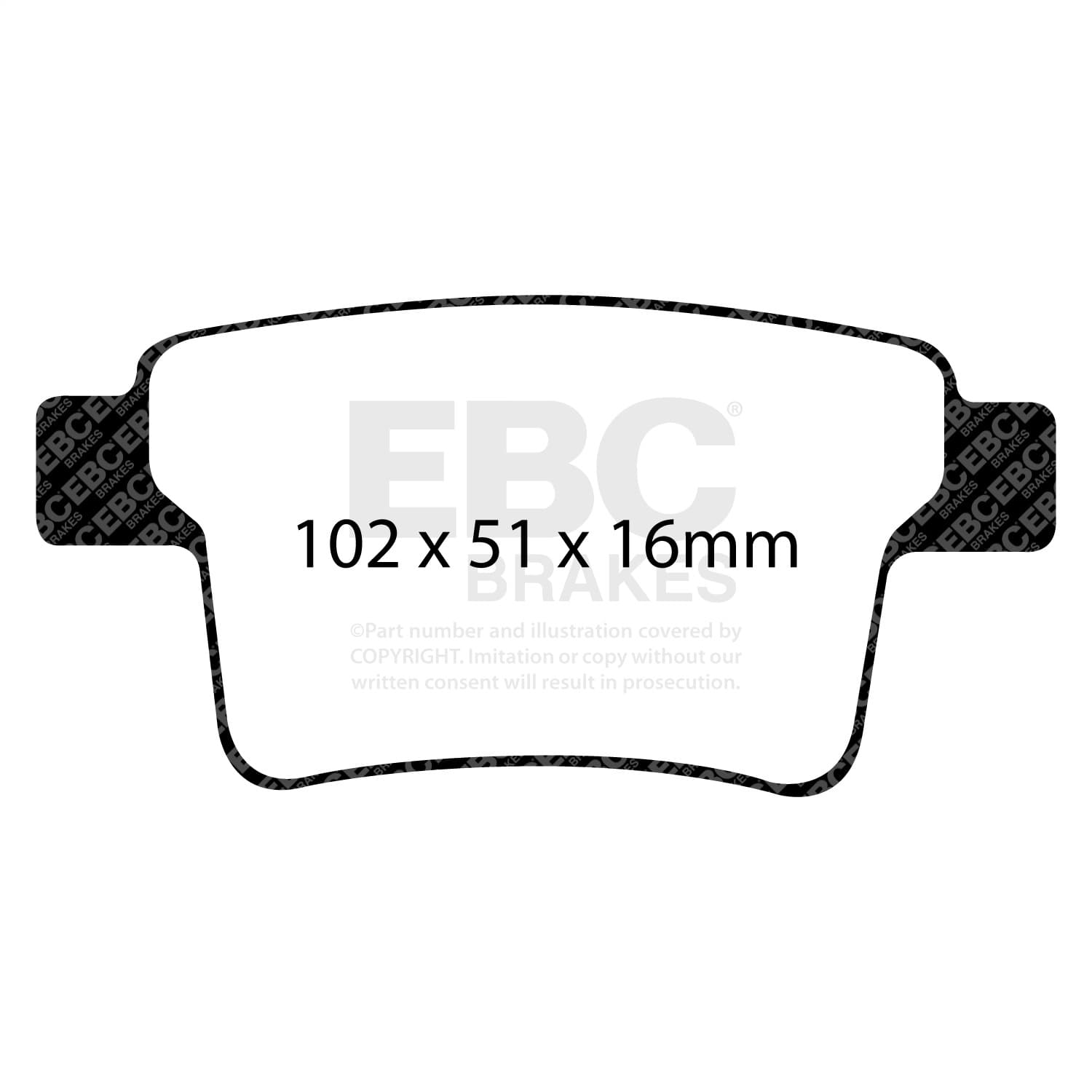 EBC Brakes - DP21731 - Disc Brake Pad image 6
