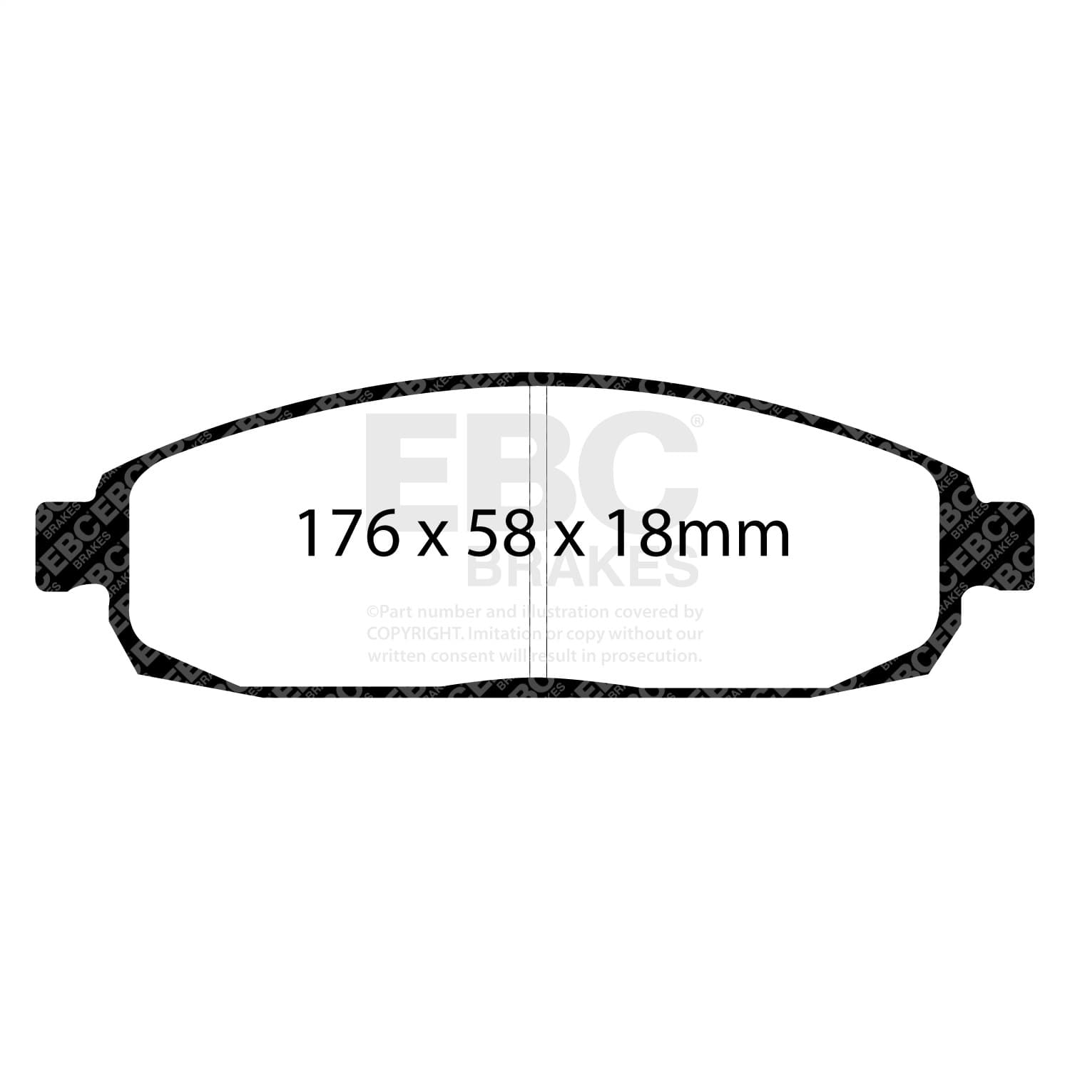 EBC Brakes - DP61732 - Disc Brake Pad image 4