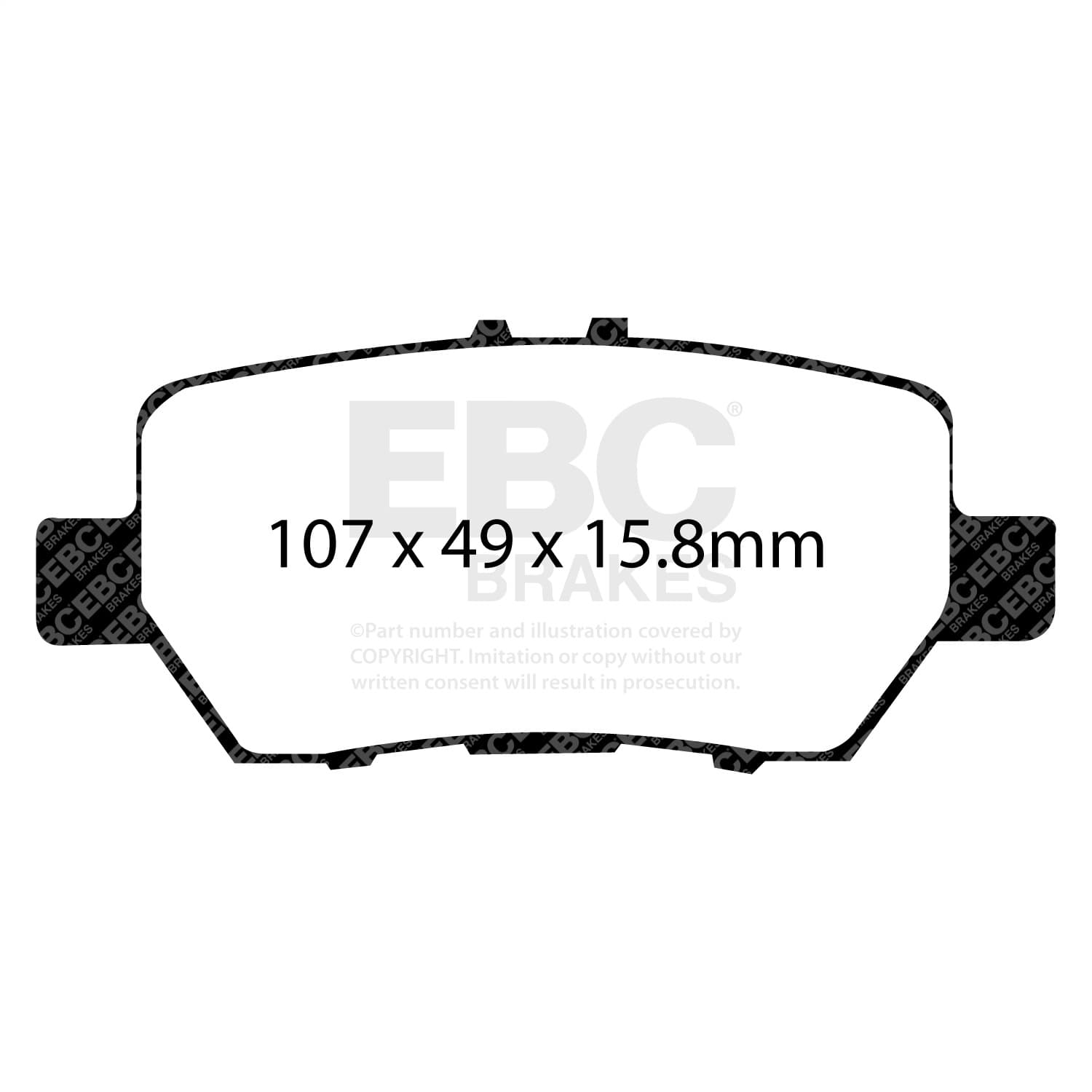 EBC Brakes - DP21736 - Disc Brake Pad image 4
