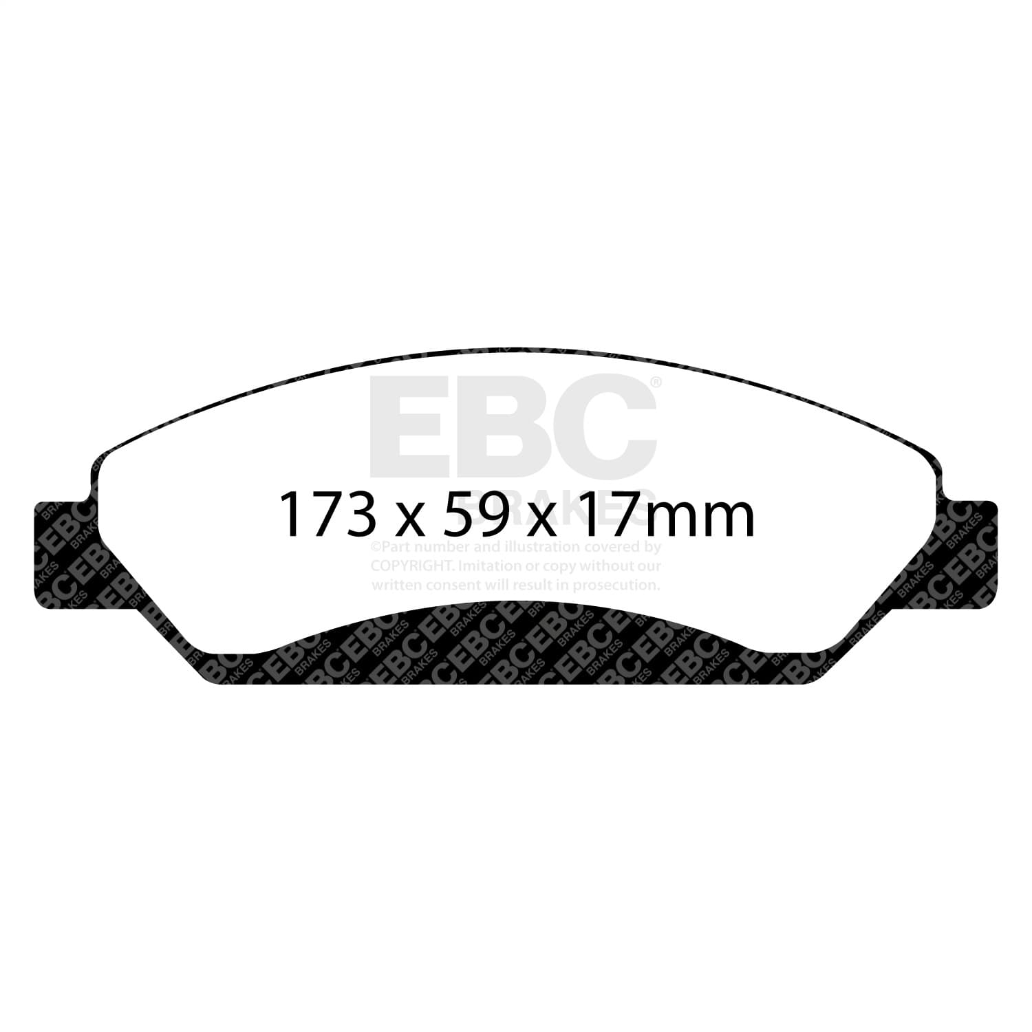 EBC Brakes - DP61742 - Disc Brake Pad image 5
