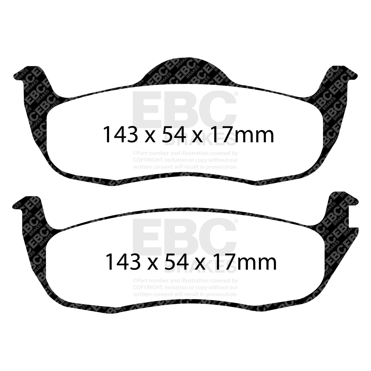 EBC Brakes - DP61745 - Disc Brake Pad image 4