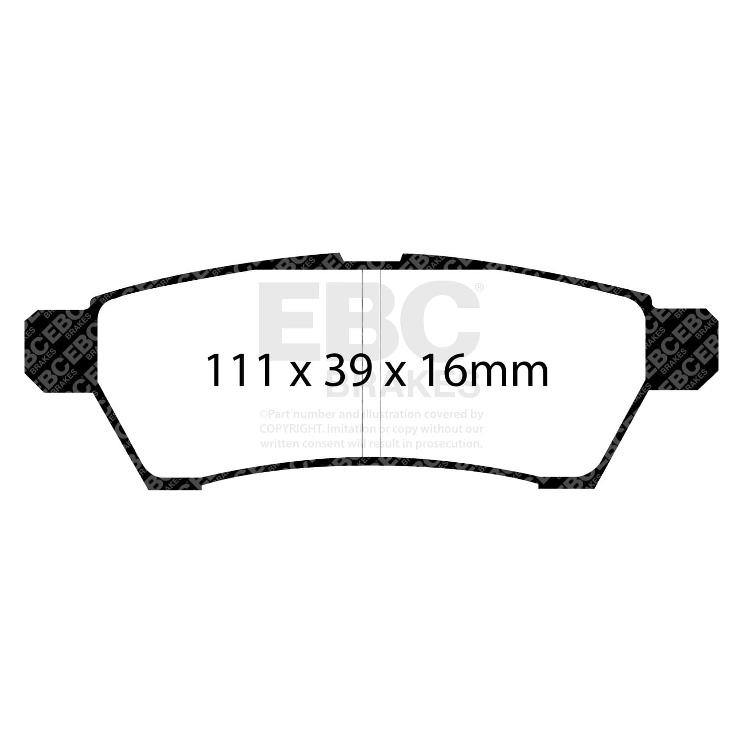 EBC Brakes - DP61746 - Disc Brake Pad image 4