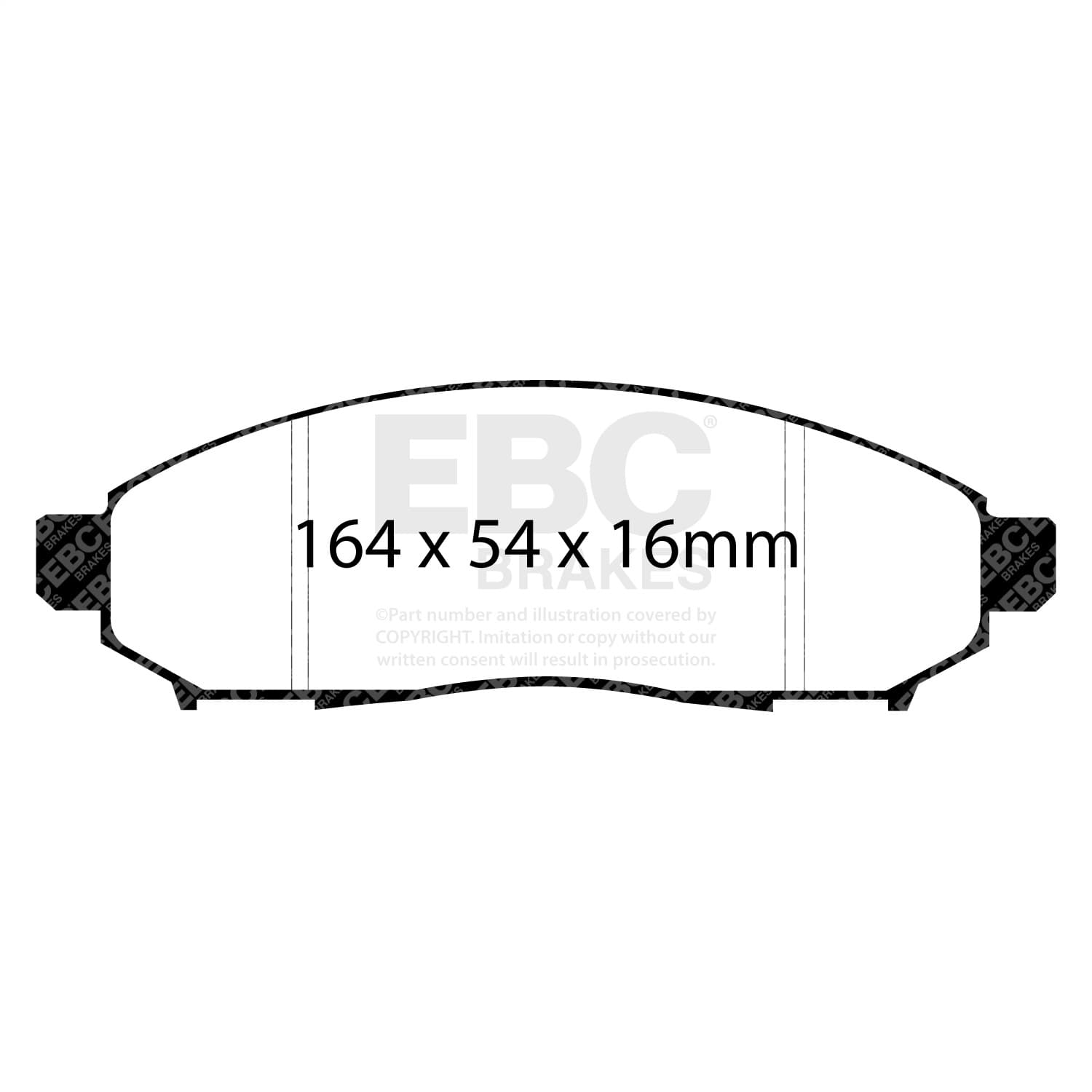EBC Brakes - DP41747R - Disc Brake Pad image 4