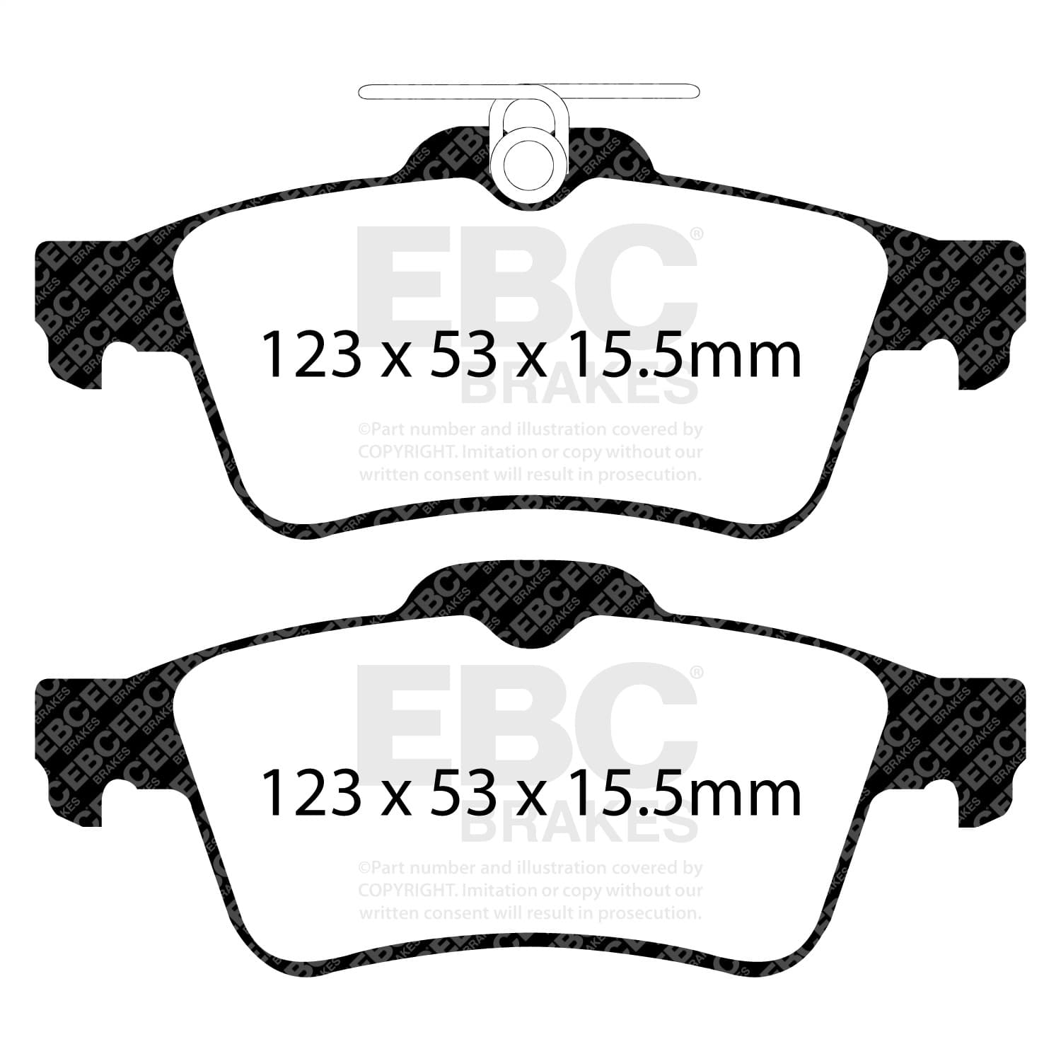 EBC Brakes - DP51749NDX - Disc Brake Pad image 4