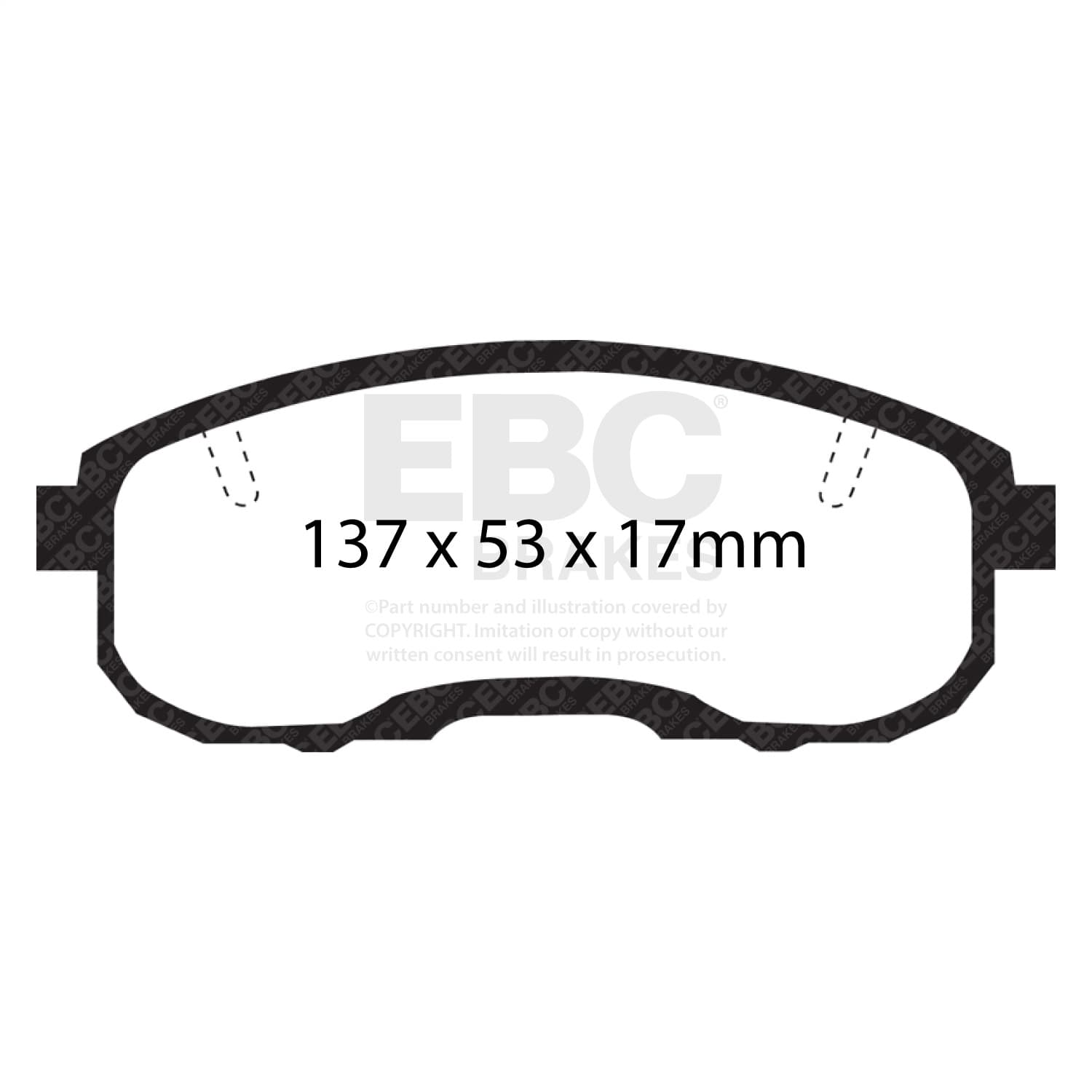EBC Brakes - DP21752 - Disc Brake Pad image 5