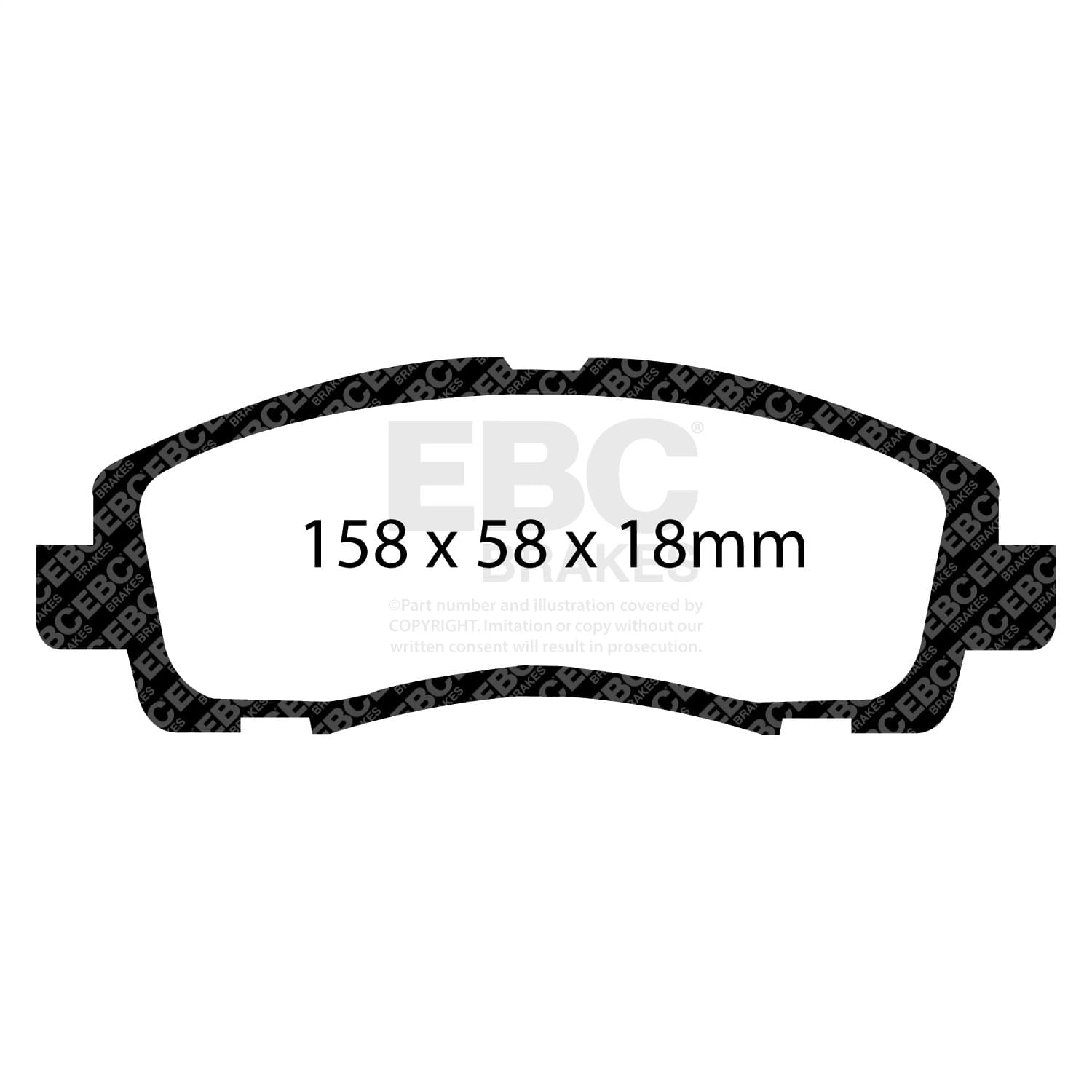 EBC Brakes - DP41753R - Disc Brake Pad image 2