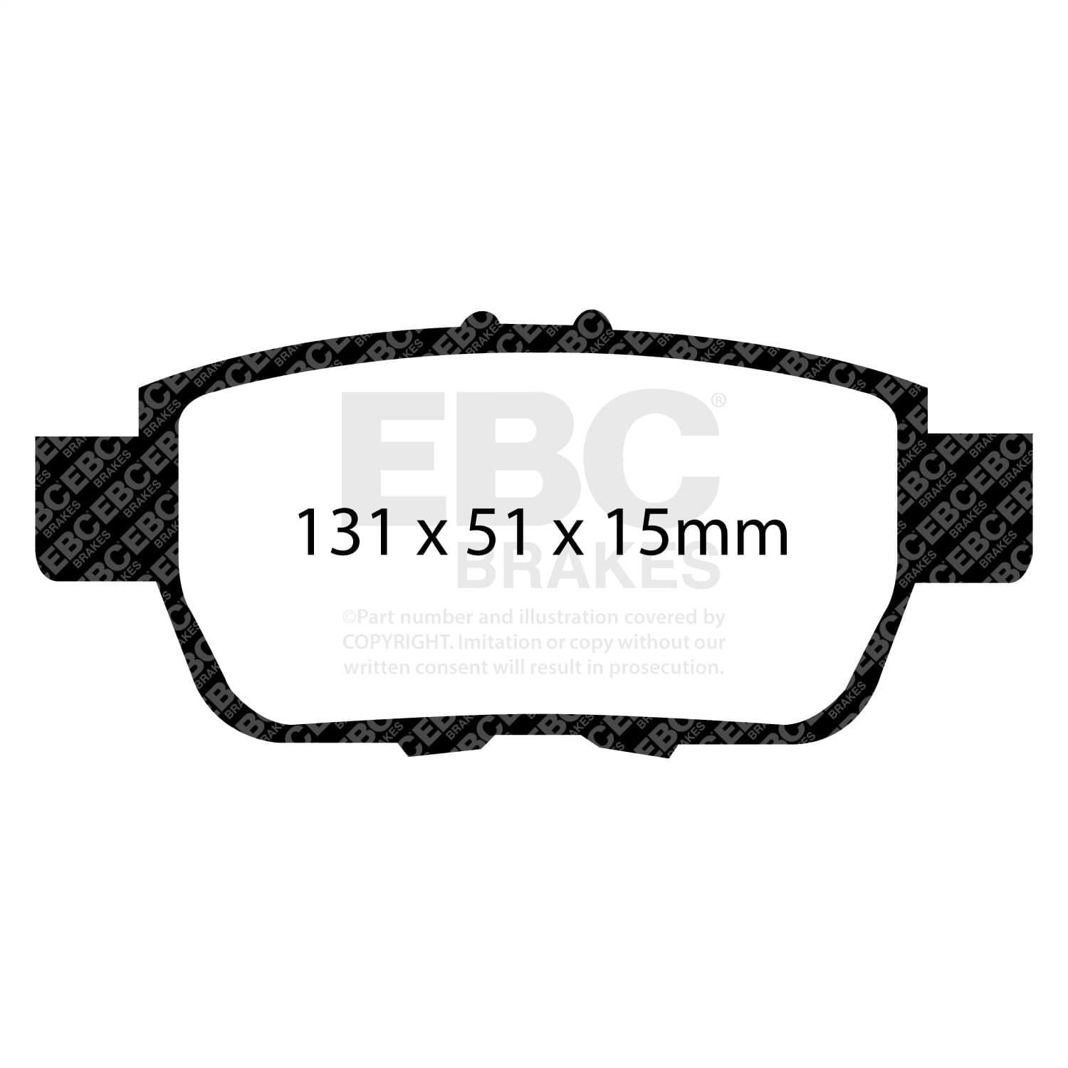 EBC Brakes - DP61754 - Disc Brake Pad image 4