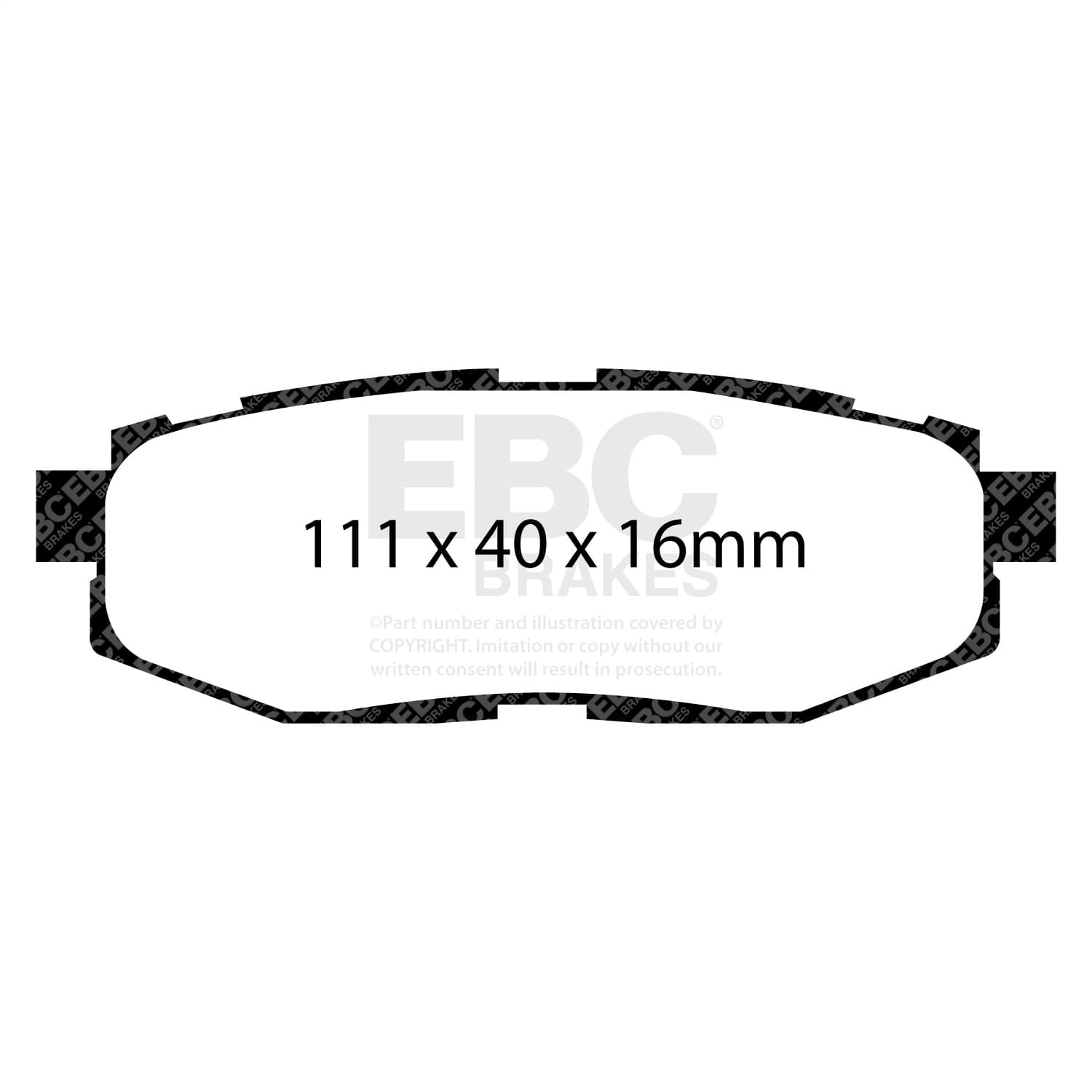 EBC Brakes - DP31758C - Disc Brake Pad image 2