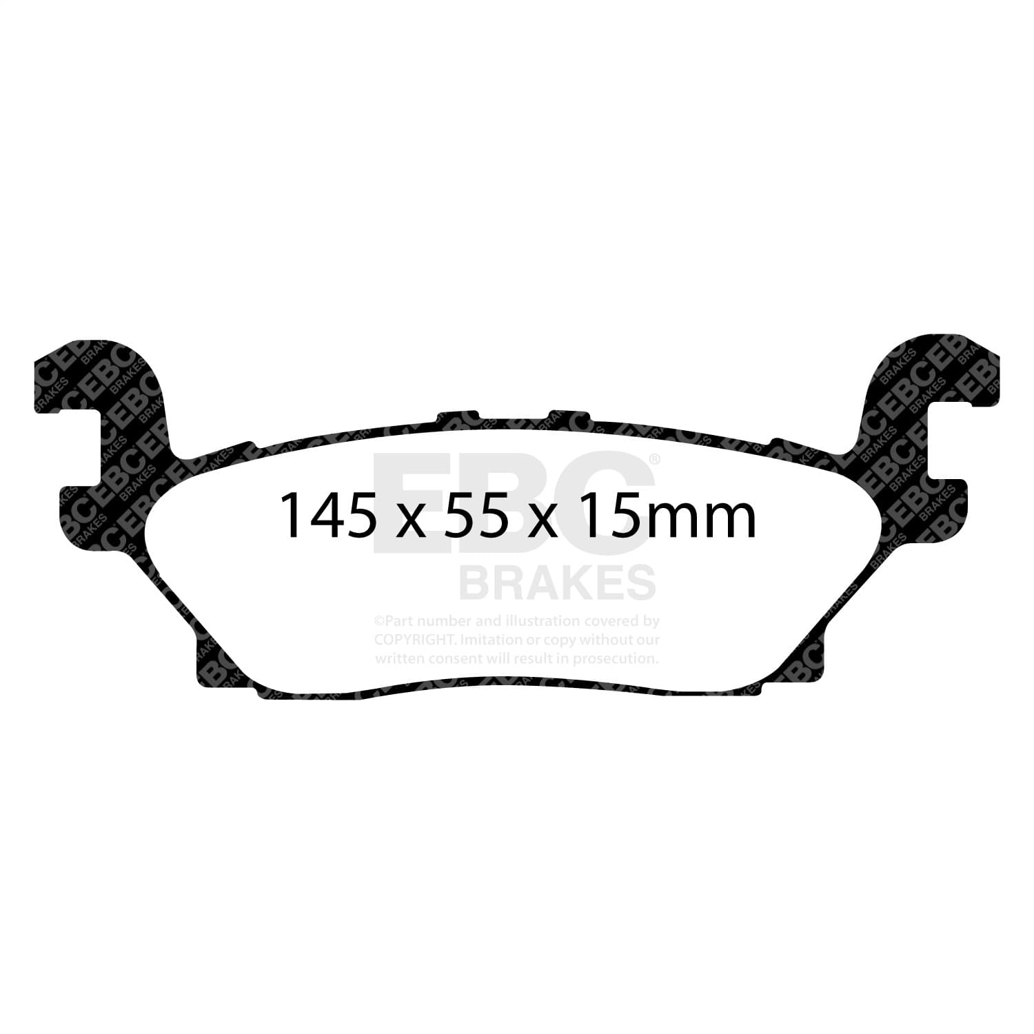 EBC Brakes - DP41760R - Disc Brake Pad image 3