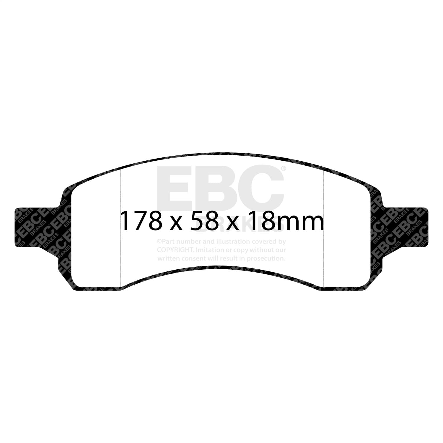 EBC Brakes - DP61761 - Disc Brake Pad image 4