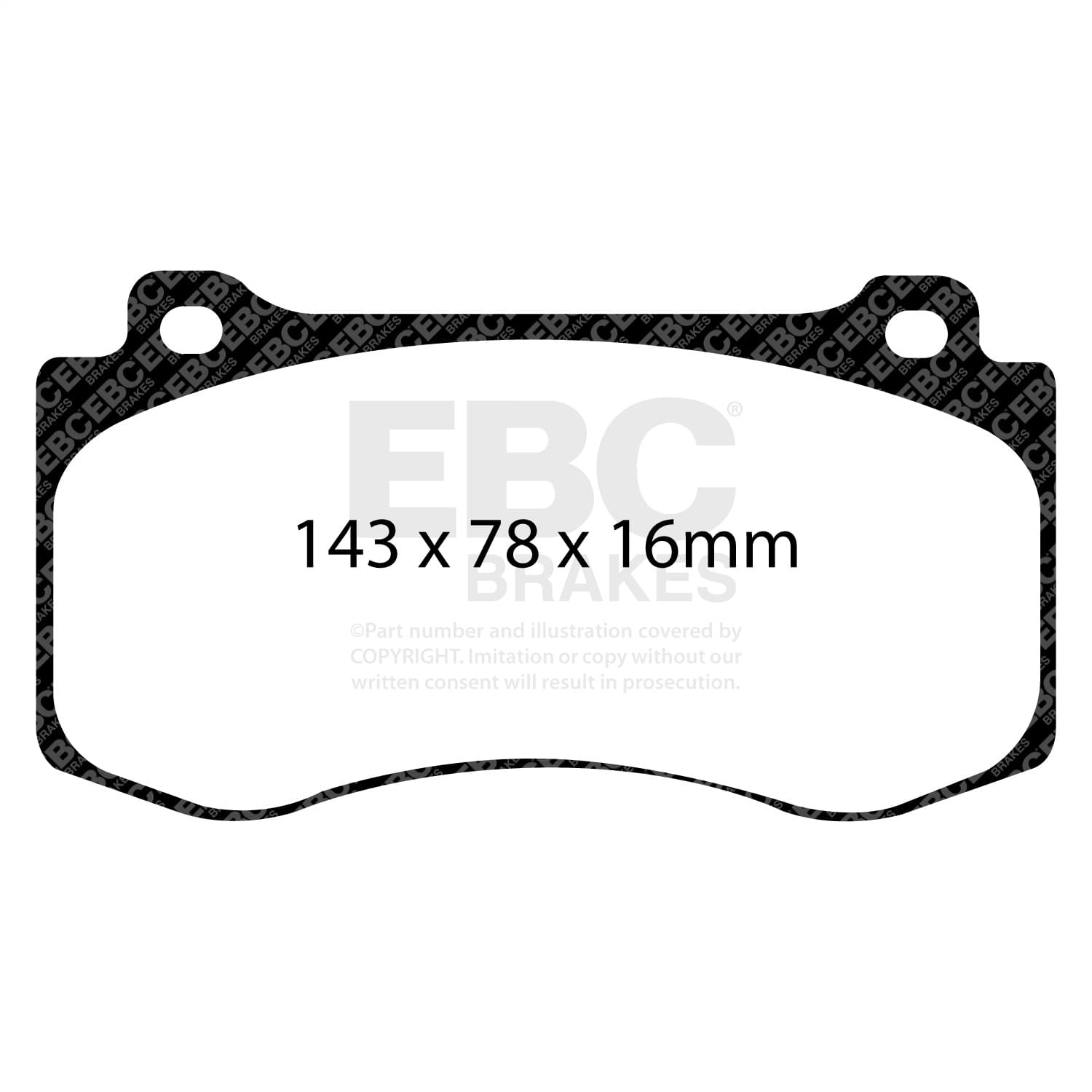EBC Brakes - DP31764C - Disc Brake Pad image 4