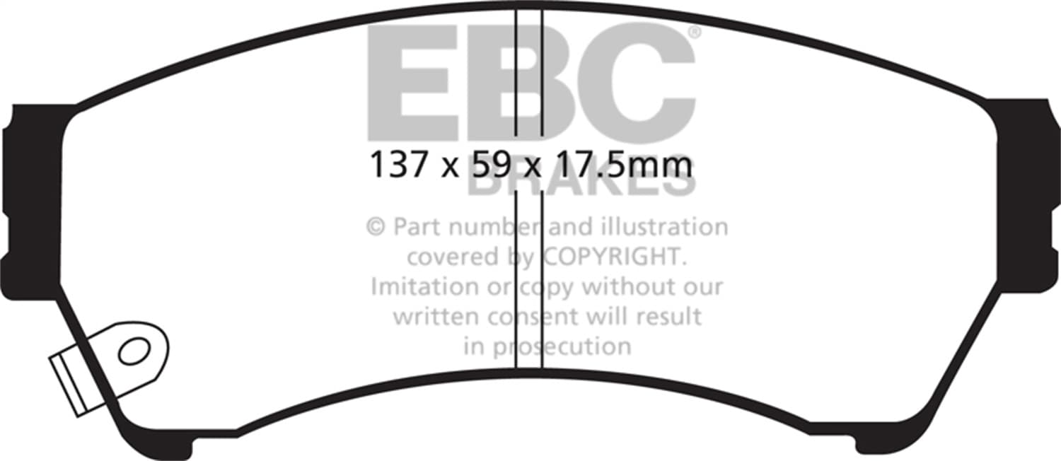EBC Brakes - DP41765R - Disc Brake Pad image 5
