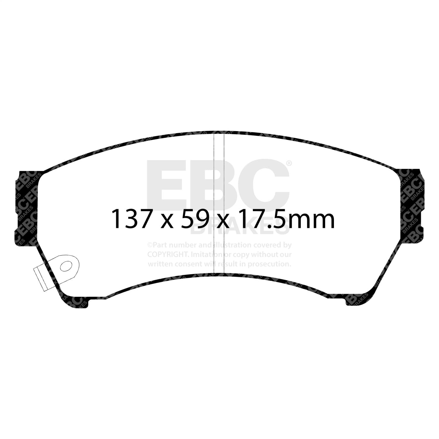 EBC Brakes - DP21765/2 - Disc Brake Pad image 5