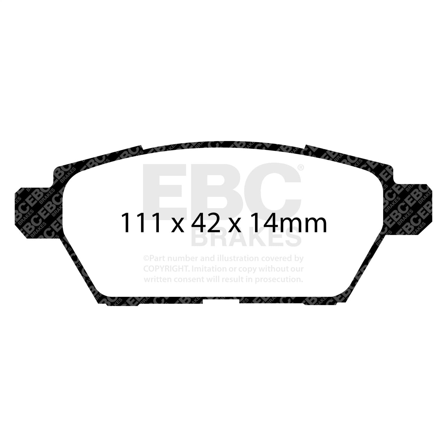 EBC Brakes - DP41766R - Disc Brake Pad image 4