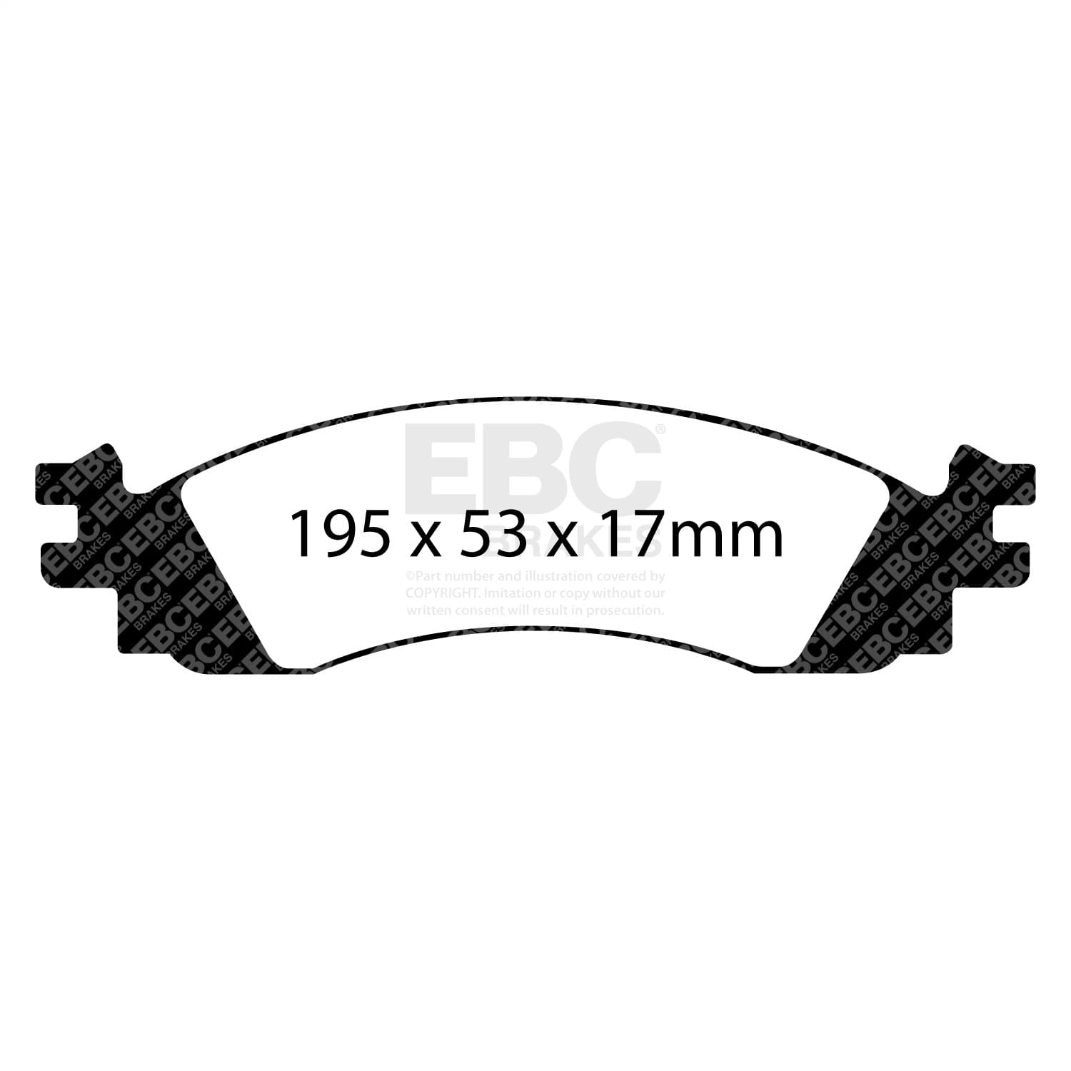 EBC Brakes - DP61767 - Disc Brake Pad image 4