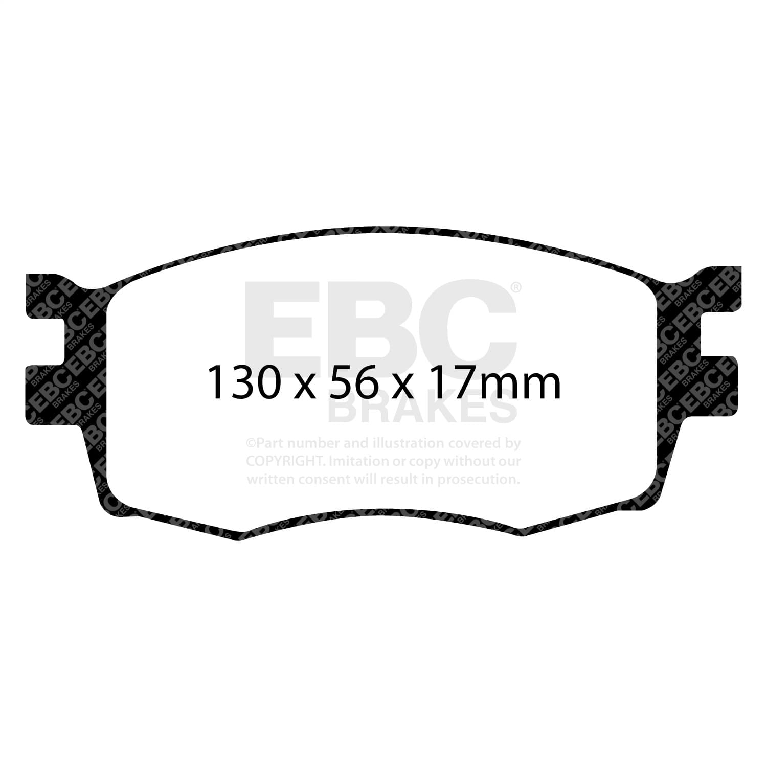 EBC Brakes - DP21768 - Disc Brake Pad image 2