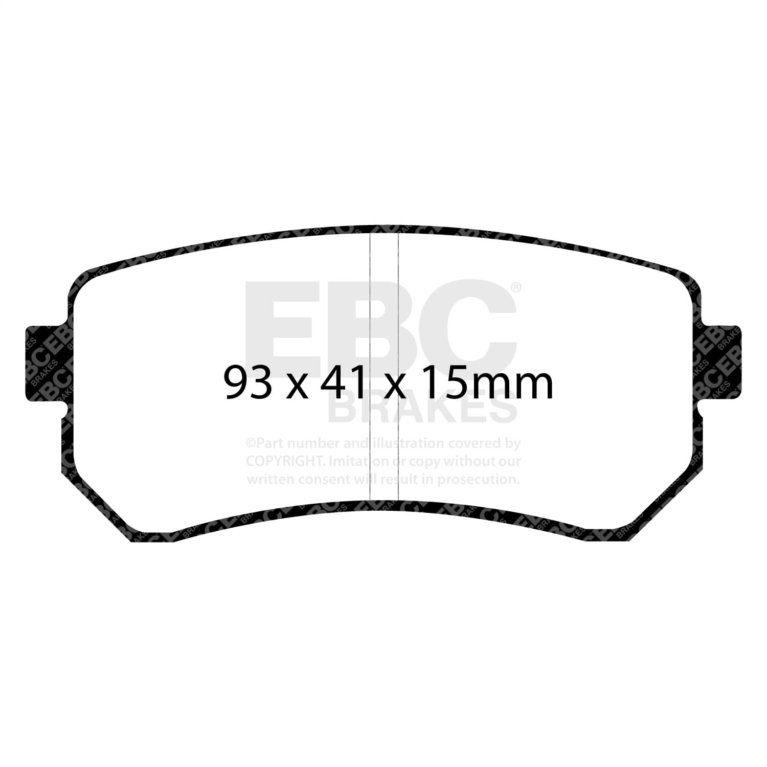 EBC Brakes - DP21769 - Disc Brake Pad image 4