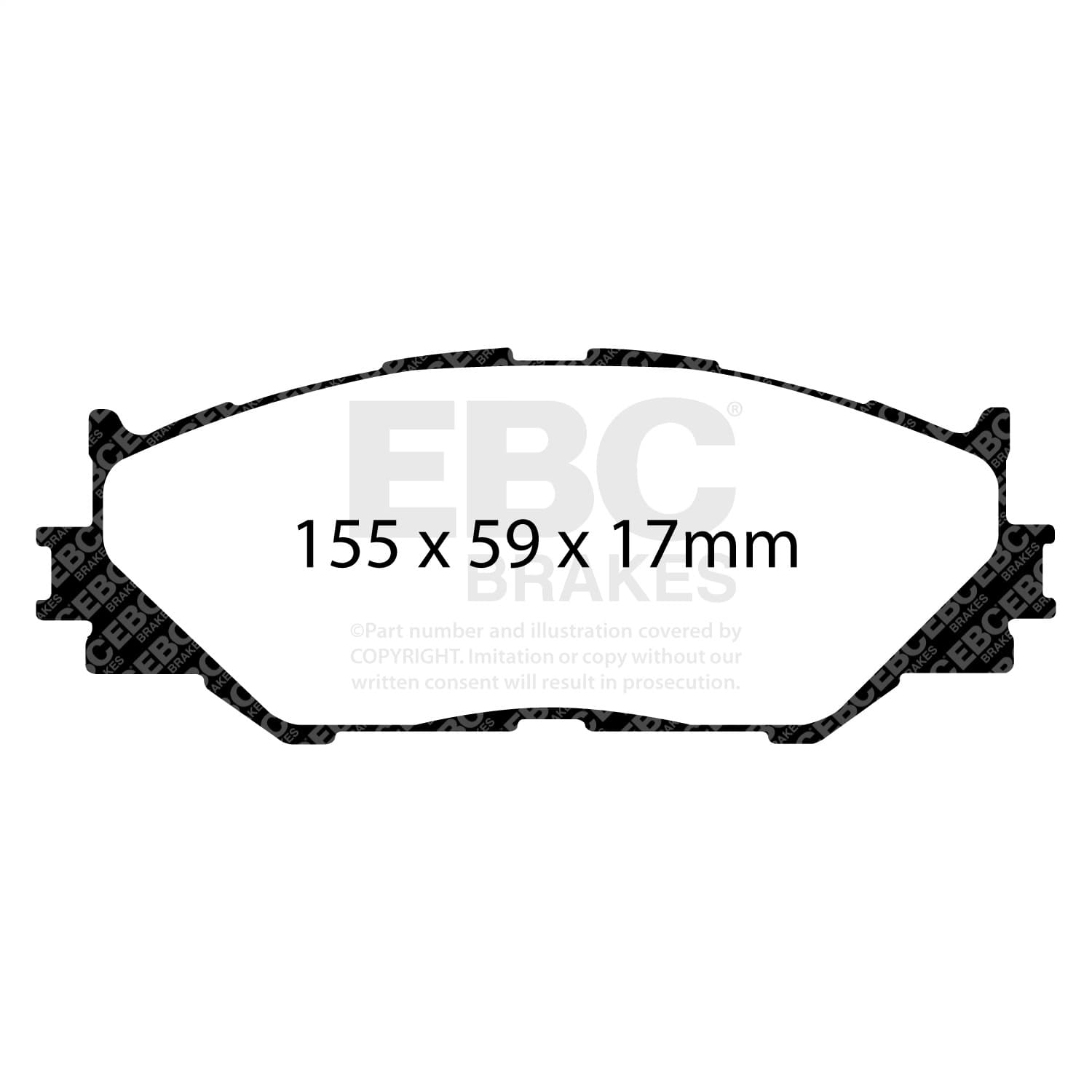 EBC Brakes - DP21772 - Disc Brake Pad image 4
